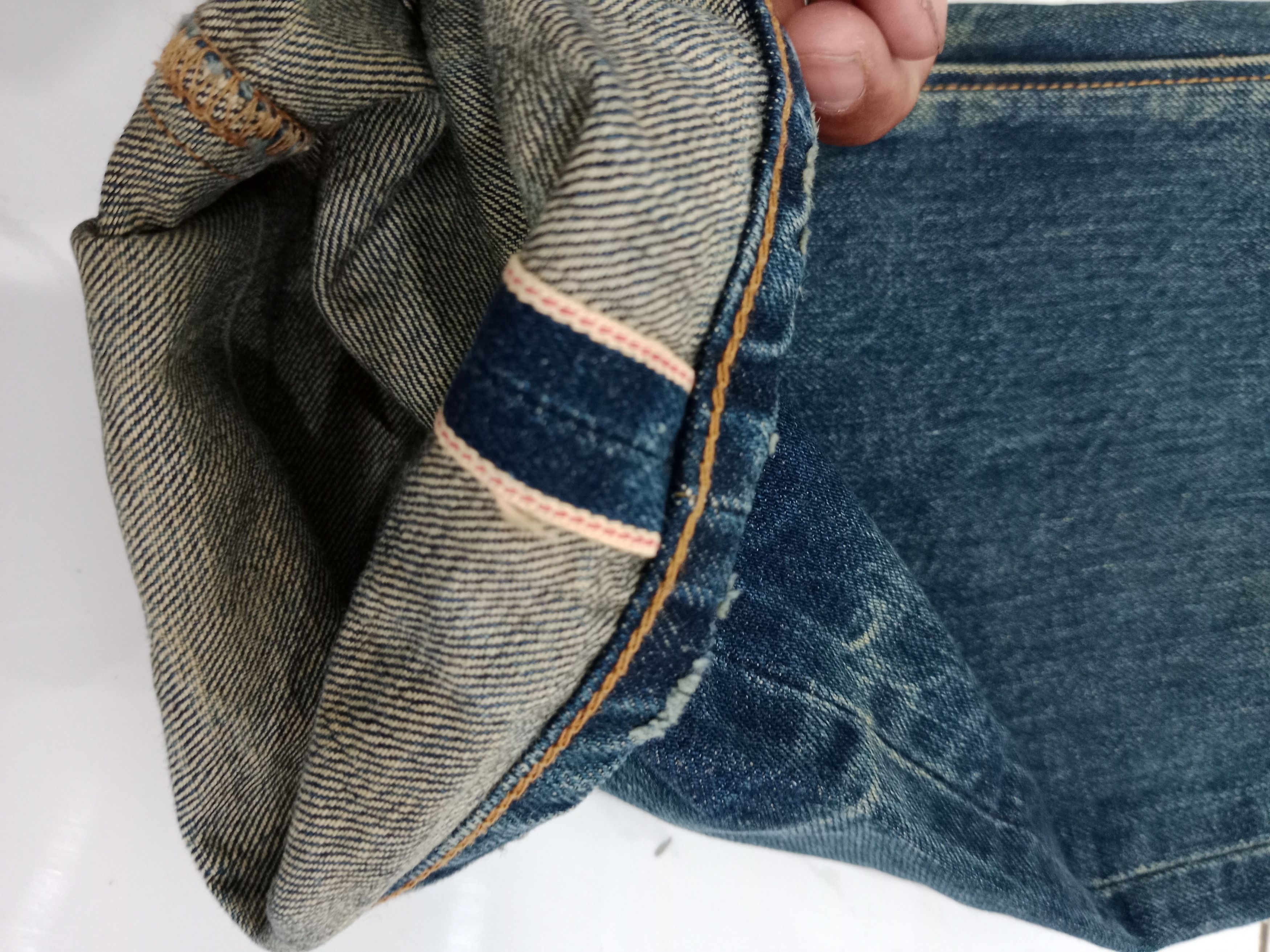 Vintage Vintage MYNT Denim Selvedge Distressed Jeans Made in Usa Size US 32 / EU 48 - 8 Thumbnail