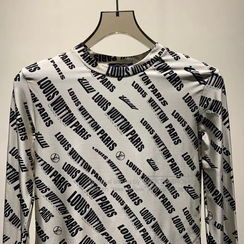 Louis Vuitton Louis Vuitton Printed full-print undershirt long sleeves Size S / US 4 / IT 40 - 8 Thumbnail