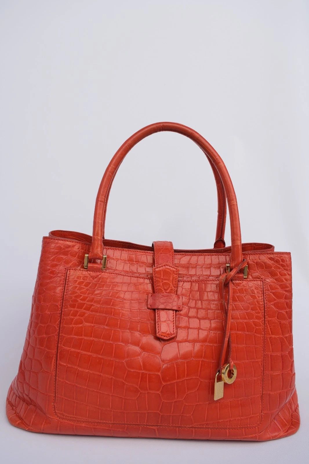 Loro Piana Super RARE Loro Piana Bellevue Exotic Leather Bag Tote Size ONE SIZE - 1 Thumbnail