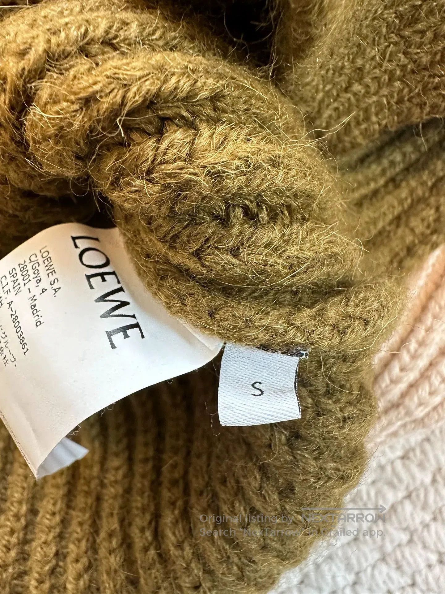 Loewe LOEWE Green Wool Blend Oversize Sweater. Size US S / EU 44-46 / 1 - 5 Thumbnail