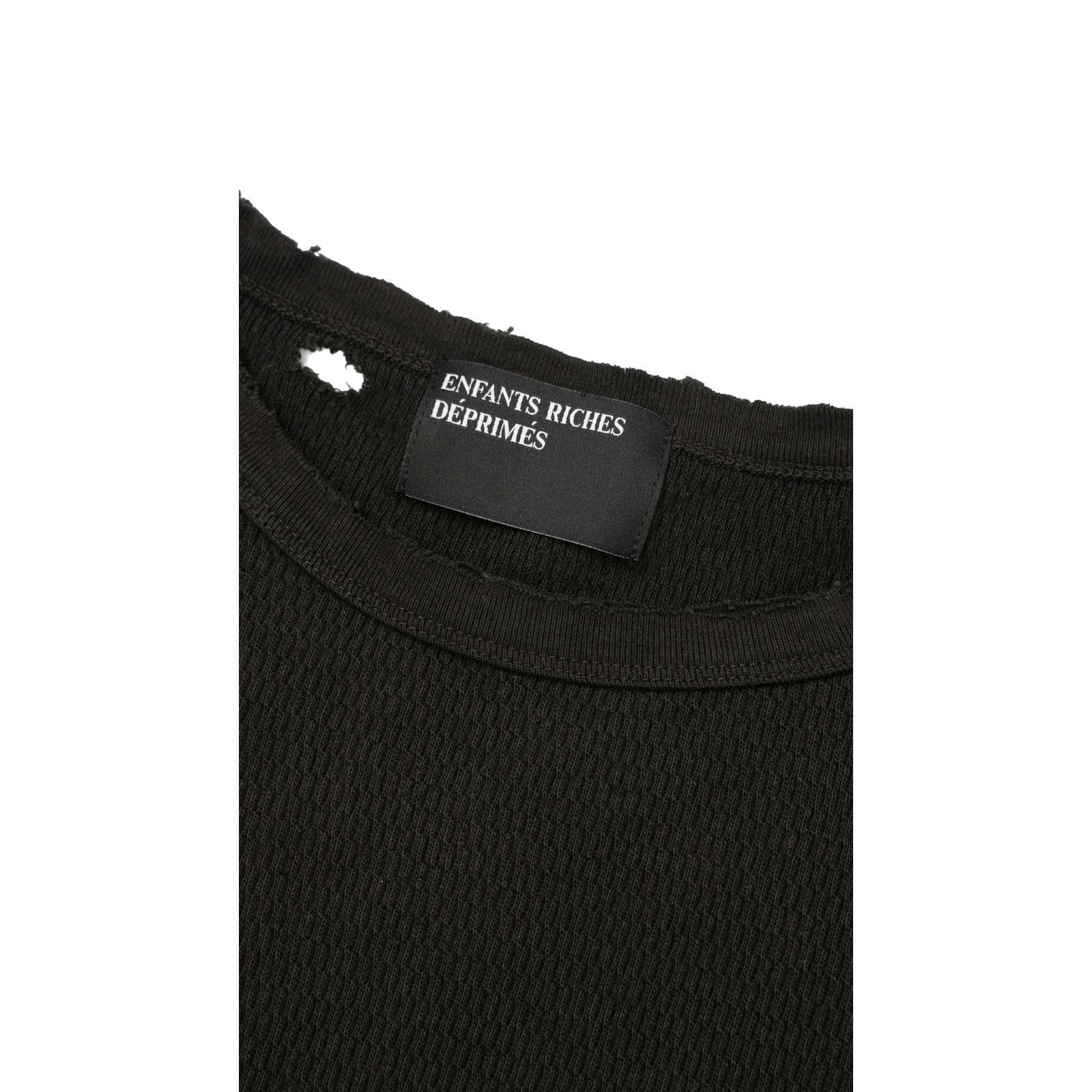 Enfants Riches Deprimes Black Classic Logo Distressed Thermal Size US XL / EU 56 / 4 - 3 Thumbnail