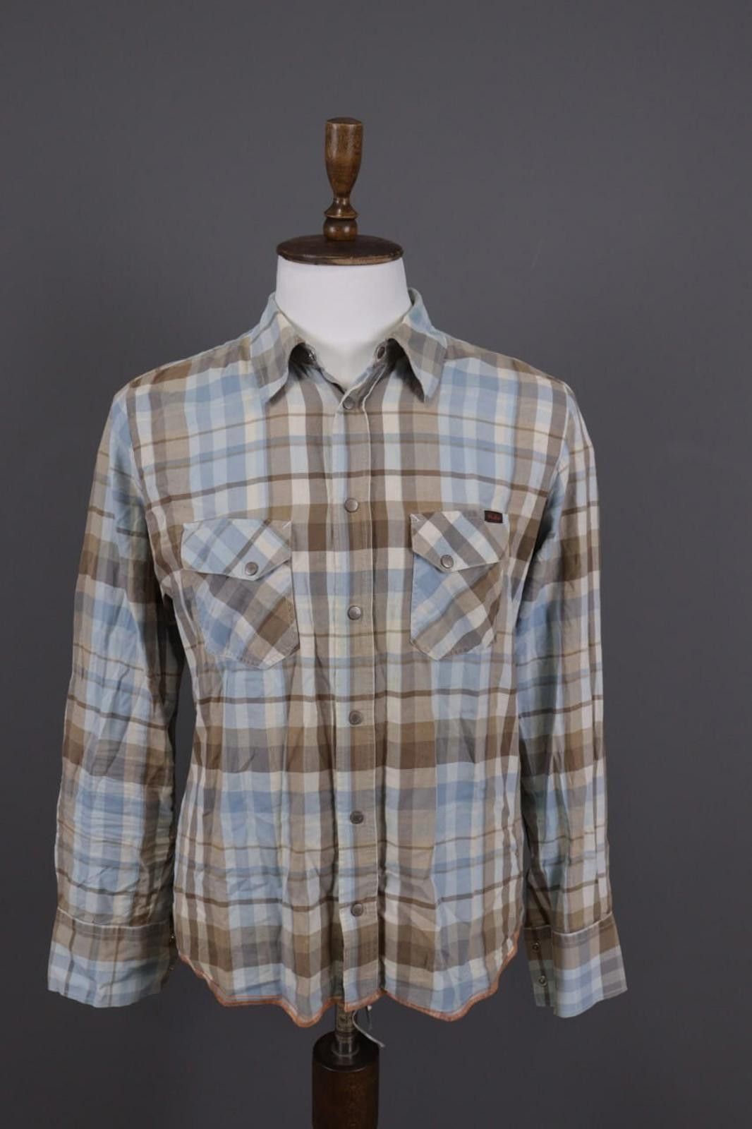 Nudie Jeans Nudie Jeans Multicolor Check Overshirt Shirt Size L Size US L / EU 52-54 / 3 - 1 Thumbnail