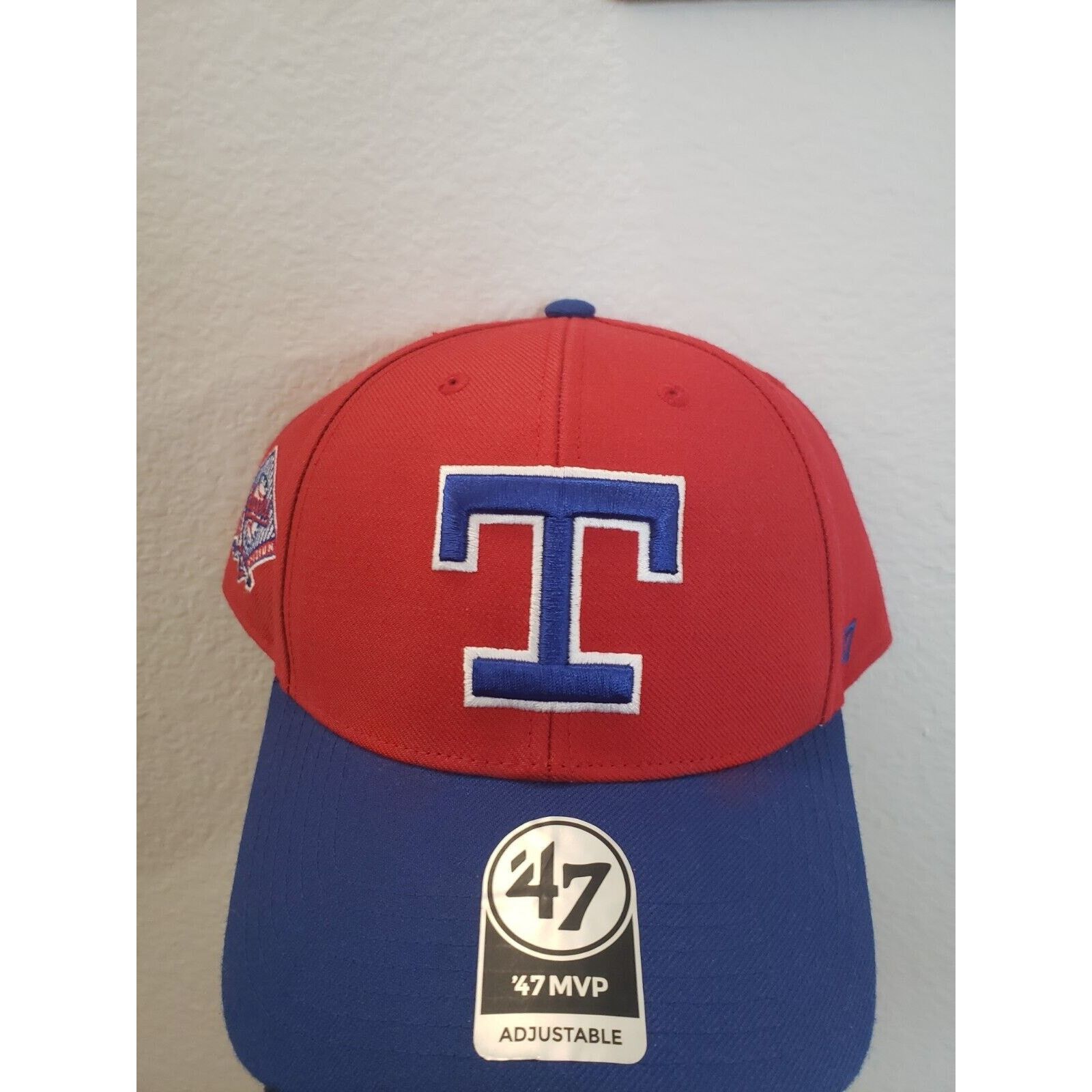 47 Texas Rangers Hat Cap Arlington Stadium Snap MVP 47 Brand Size ONE SIZE - 1 Thumbnail
