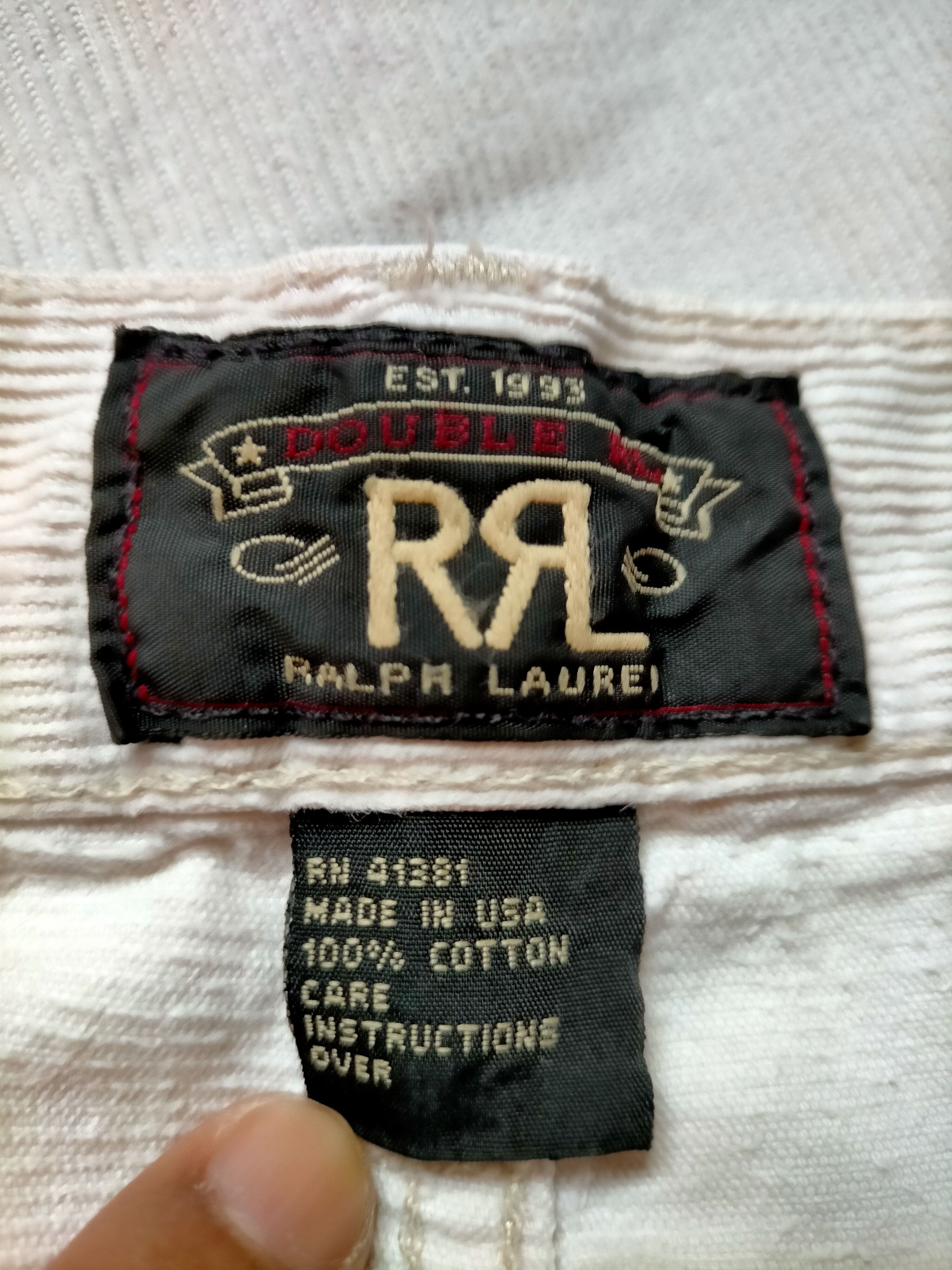Polo Ralph Lauren RRL Double RL Polo Ralph Lauren White Coudroy Jeans Pants Size US 30 / EU 46 - 23 Thumbnail