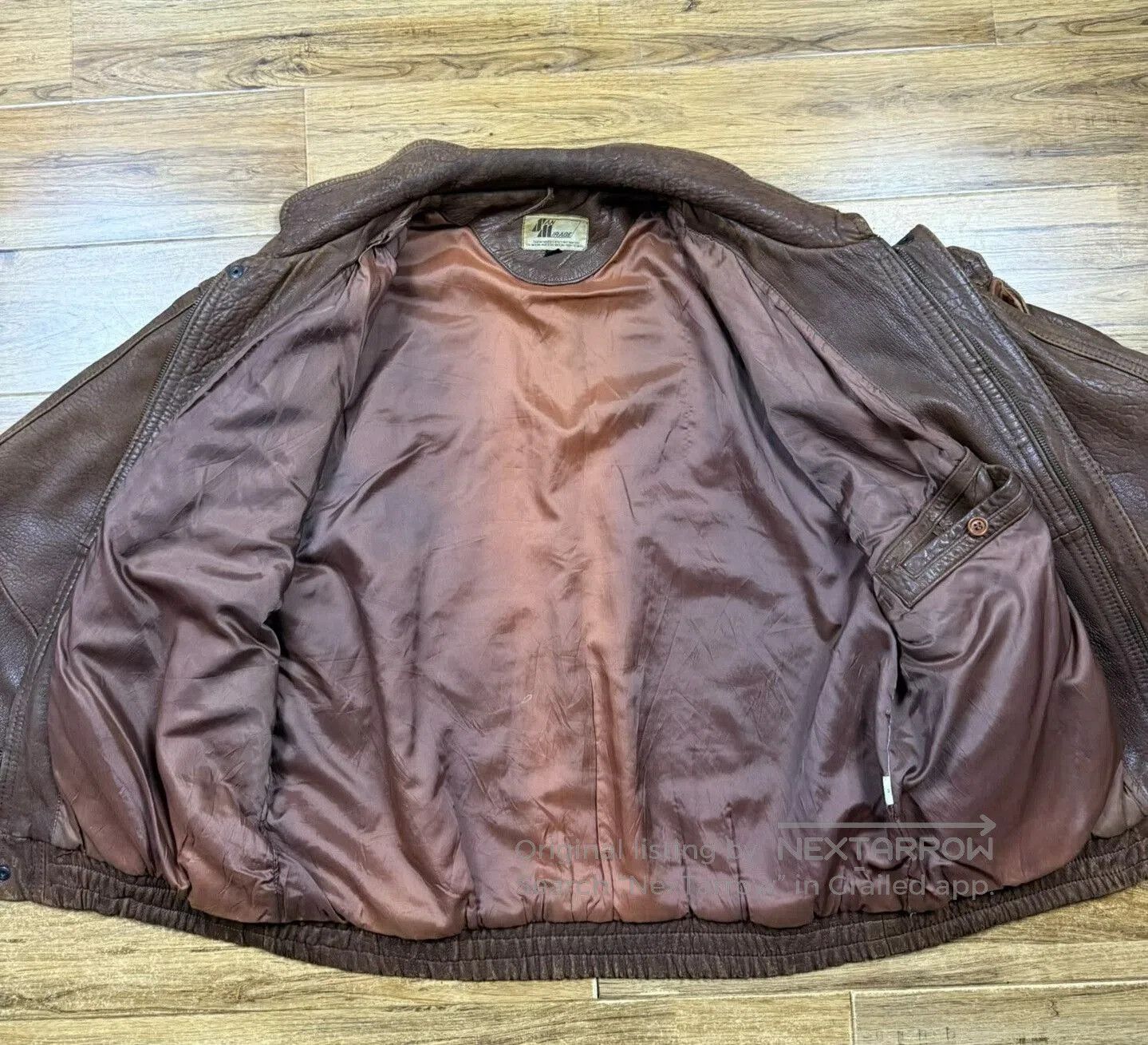 Other AN+IRAGE Brown Leather Jacket. Size US XXL / EU 58 / 5 - 3 Thumbnail