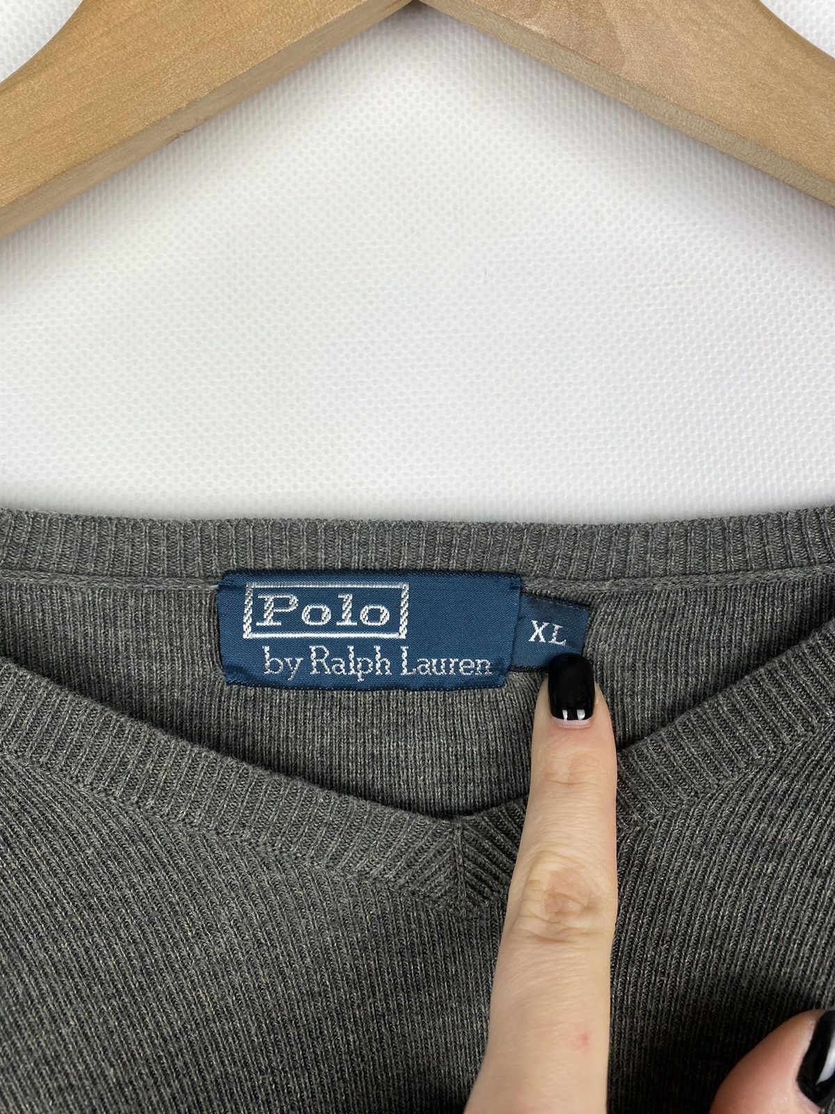 Polo Ralph Lauren Polo by Ralph Lauren vintage men’s v-neck sweater pullover Size US XL / EU 56 / 4 - 9 Thumbnail
