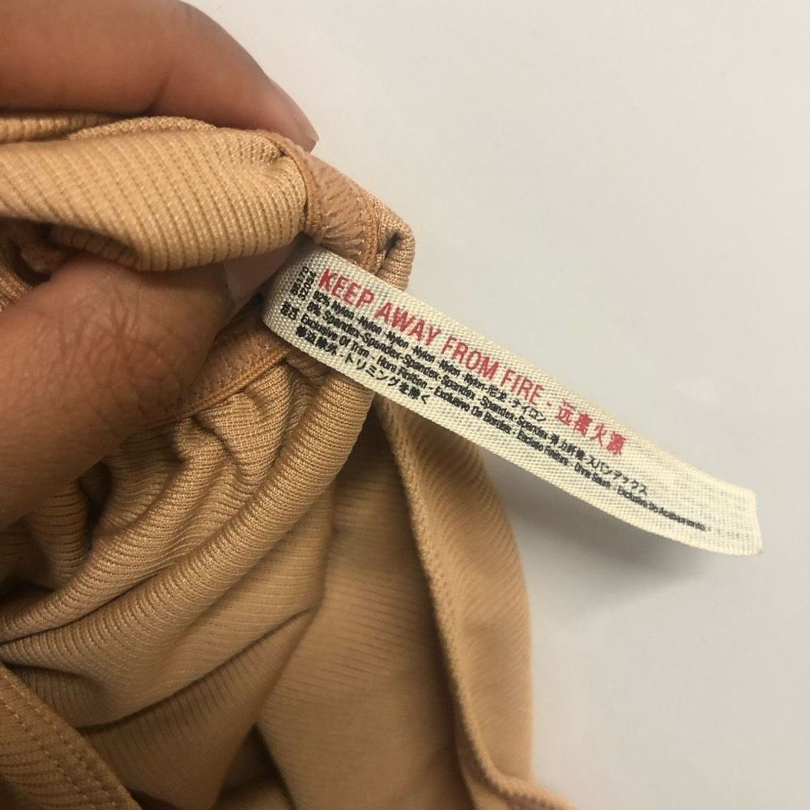 Free People Free People NWT On Your Side Bodysuit Ruched Tan, Size Small Size S / US 4 / IT 40 - 6 Thumbnail