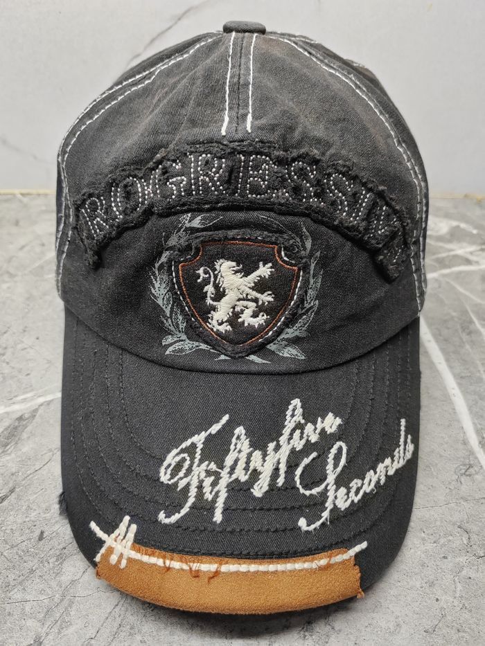 Japanese Brand Vintage Progressive Distressed Style Cap Hat Size ONE SIZE - 2 Thumbnail