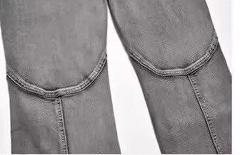Japanese Brand × Vintage Ropa Y2K Streetwear Vintage Grey Pleated Flare Jeans Pants Size US 33 - 10 Thumbnail