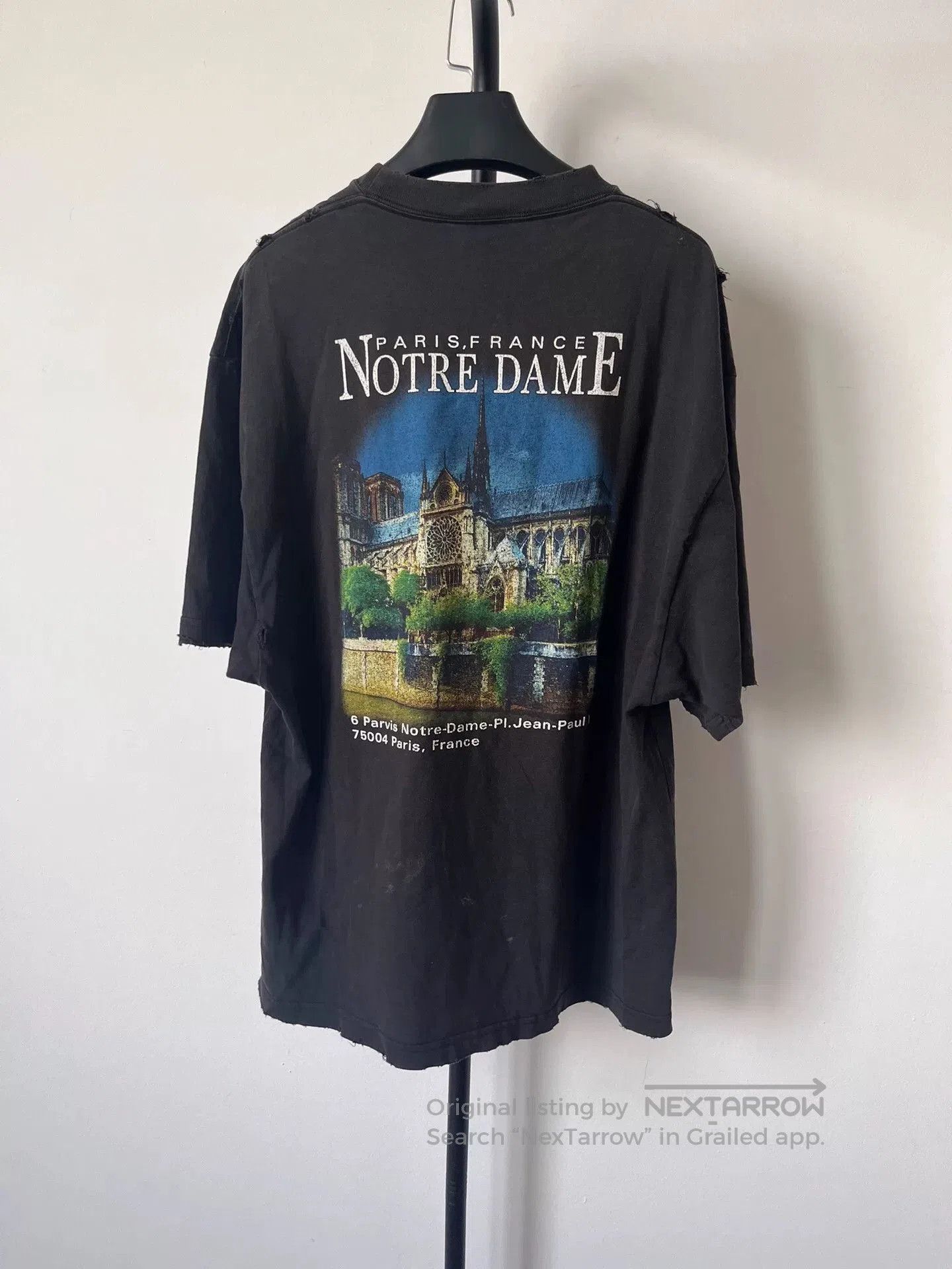 Balenciaga Balenciaga Black Graphic Short Sleeve T. Size XS / US 0-2 / IT 36-38 - 2 Thumbnail
