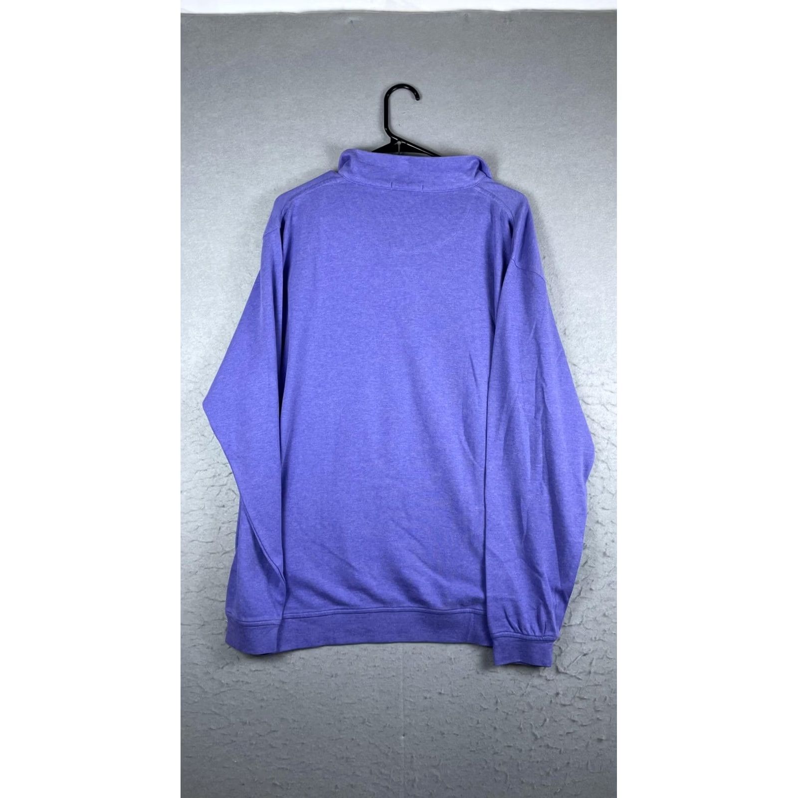 Peter Millar Peter Millar Sweatshirt Mens XL Purple 1/4 Zip Fleece Pullover Mock Neck Size US XL / EU 56 / 4 - 5 Thumbnail