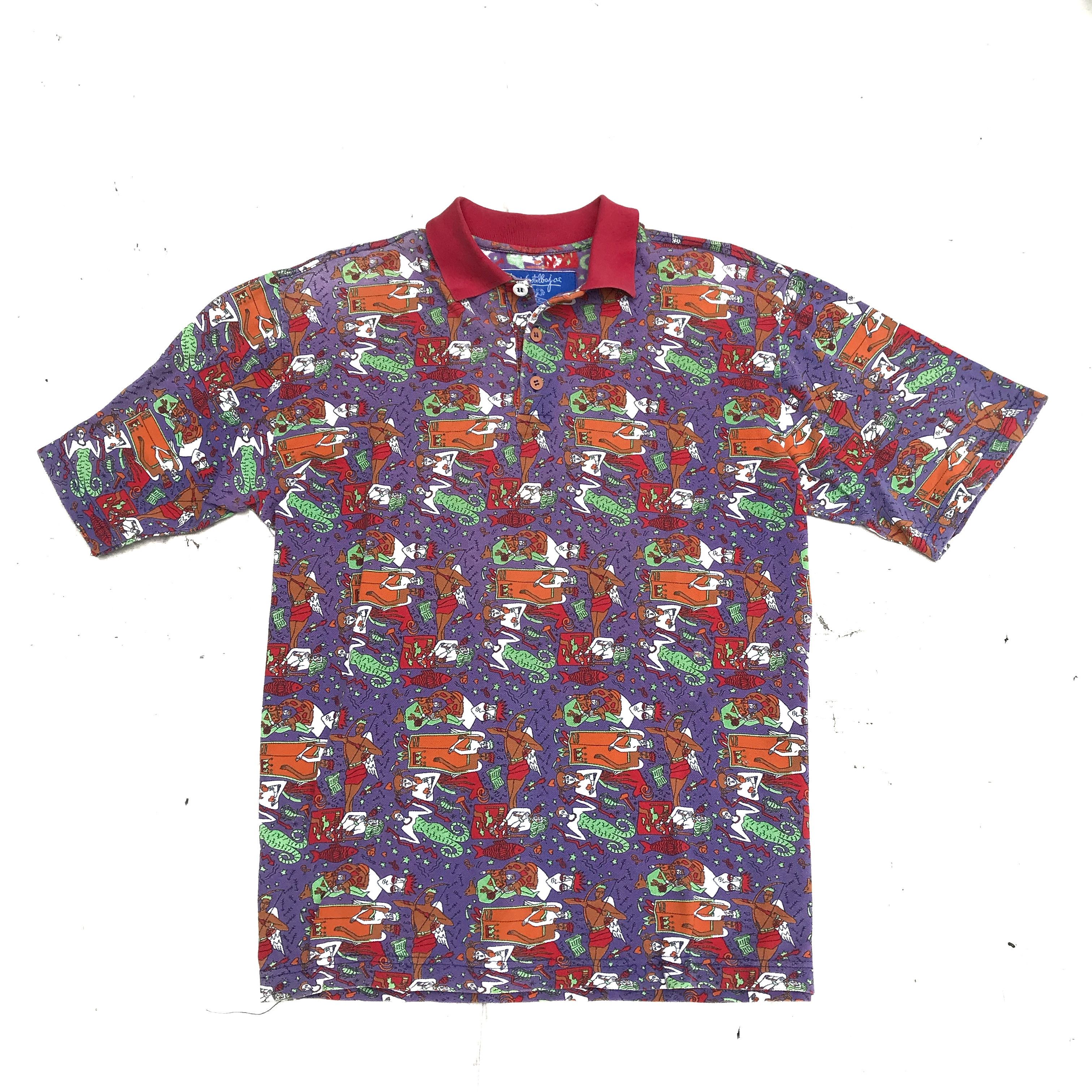 Jean Charles De Castelbajac Vintage Jean De Castelbajac Mer polo shirt Size US M / EU 48-50 / 2 - 8 Thumbnail