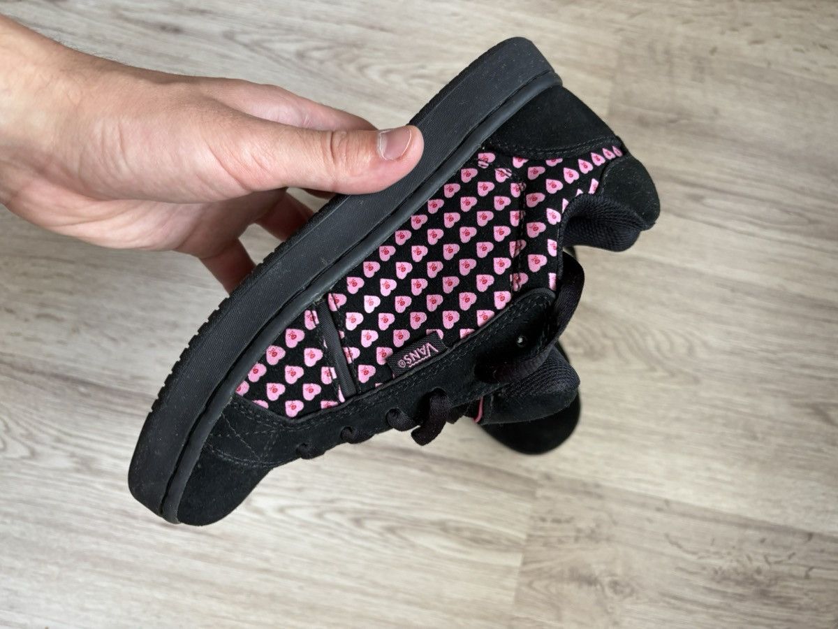 Vans Vans Decline Women’s 6.5 Pink Heart Skull Rare 2009 Y2K Emo Size US 6.5 / IT 36.5 - 17 Thumbnail