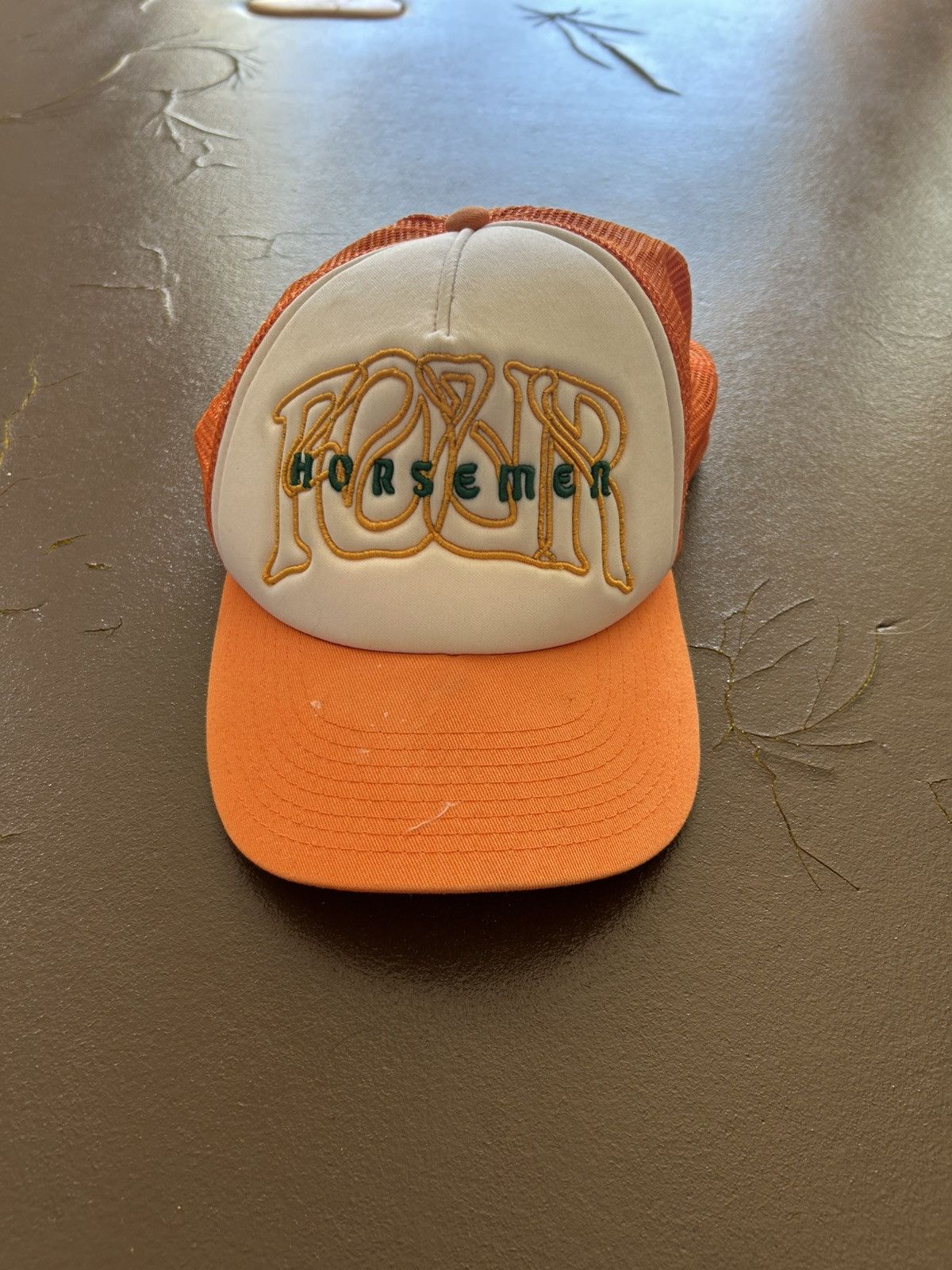 Four Horseman Trucker Hat Orange