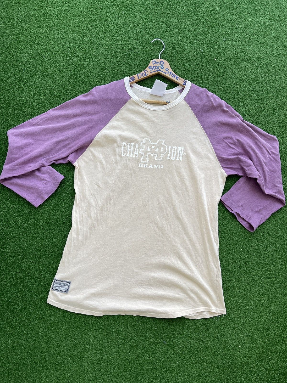 Japanese Brand × MasterPiece × Vintage VINTAGE MASTERPIECE RAGLAN SPELLOUT VERY RARE Size US L / EU 52-54 / 3 - 1 Thumbnail