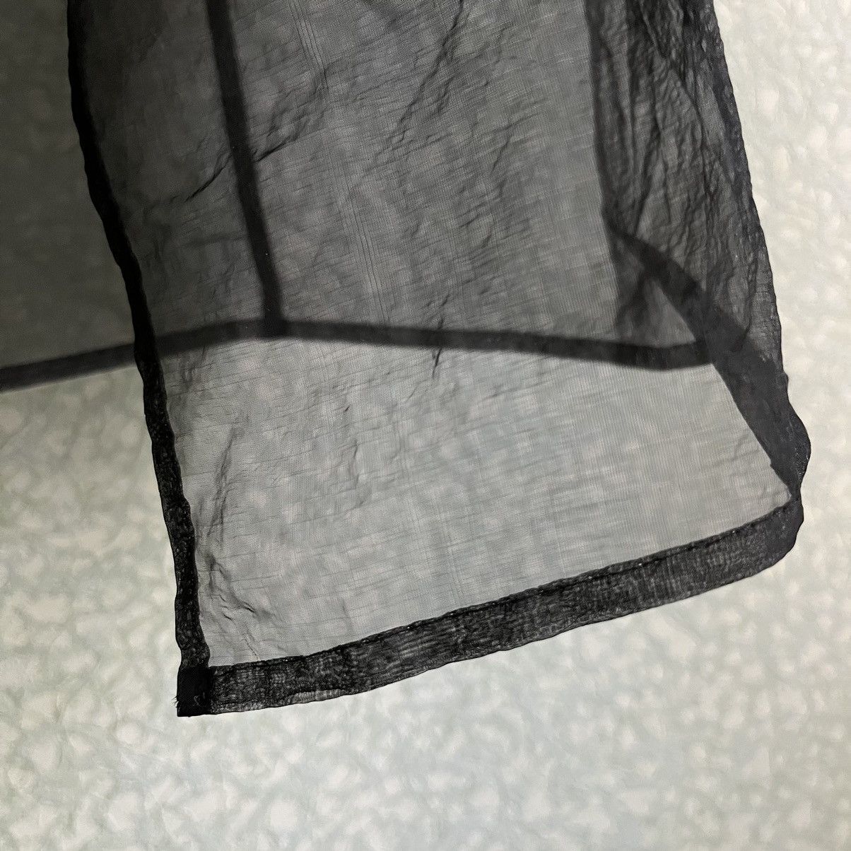 Burberry × Burberry Prorsum Roberto Menichetti AW01 Carbon See-through Shirt Size S / US 4 / IT 40 - 10 Thumbnail