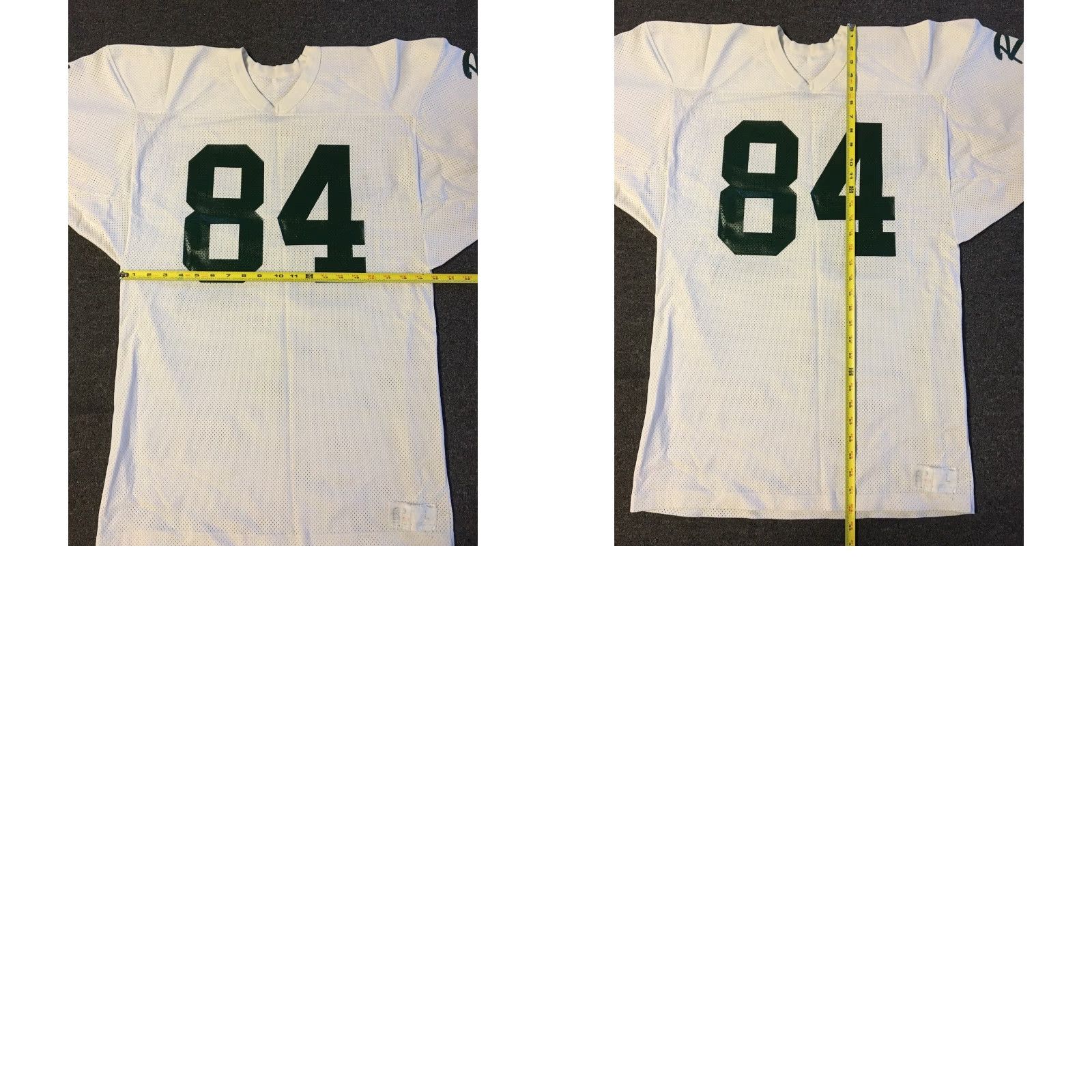 Russell Athletic VINTAGE Russell Rio #84 Football Jersey L USA White Men Jersey 80s Grunge College High School Sports USA Rio Size US L / EU 52-54 / 3 - 9 Thumbnail