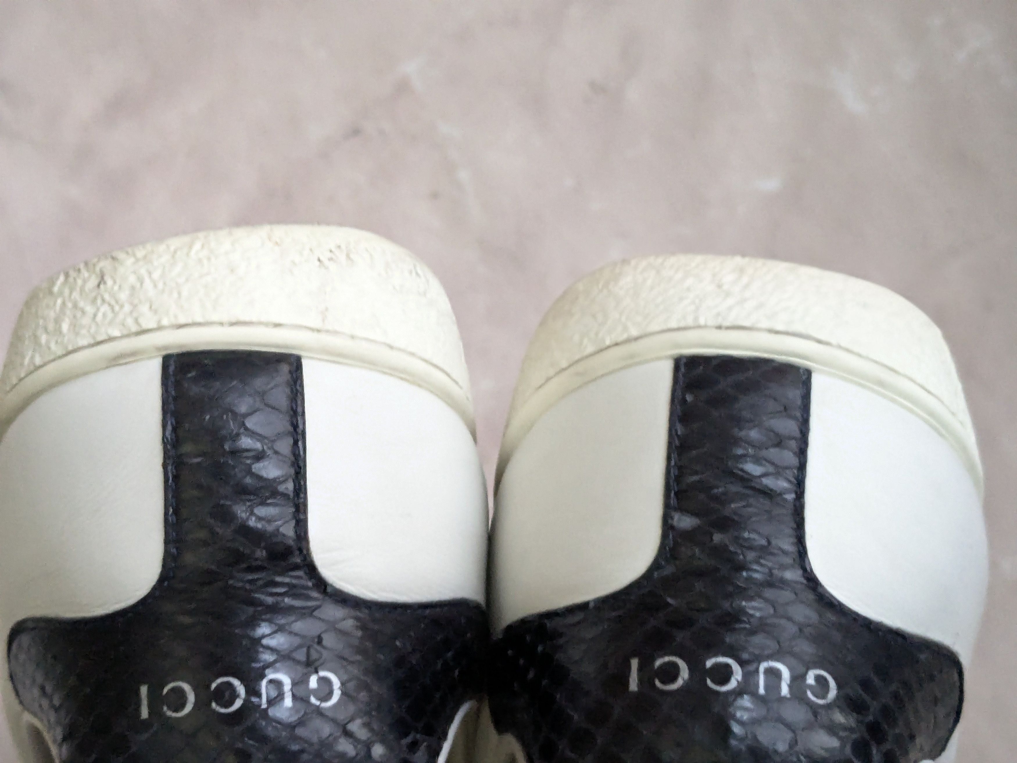 Gucci Gucci Ace White 12.5 Low Tops Leather Size US 12.5 / EU 45-46 - 12 Thumbnail