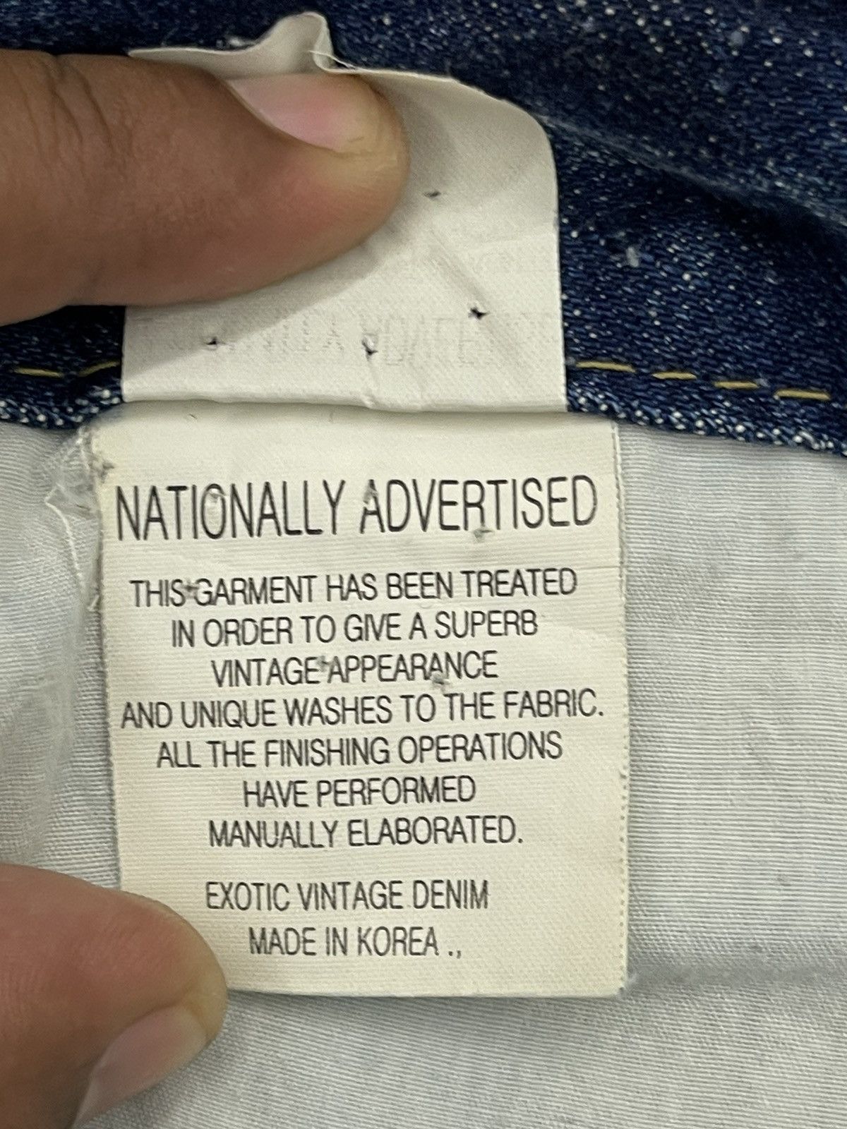 Vintage Vintage Lolita Jeans - Y2K Fairycore Distressed Denim Size US 33 - 9 Thumbnail