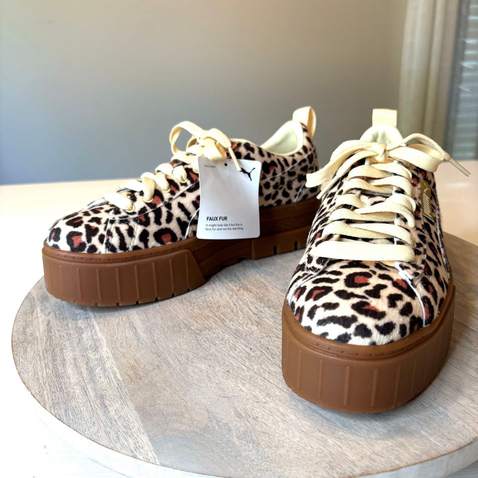 Puma Puma Mayze Leopard Platform Sneakers Women’s Size 8.5 Chunky Size US 8.5 / IT 38.5 - 3 Thumbnail