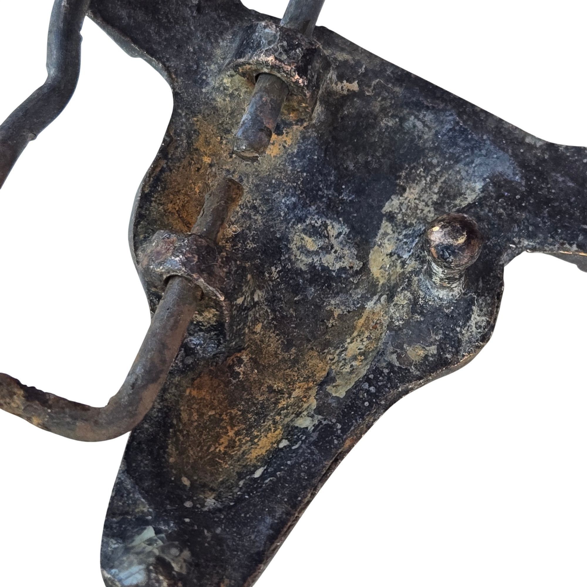Other Longhorn Bull Skull Belt Buckle Vintage Solid Brass Western Size ONE SIZE - 7 Thumbnail