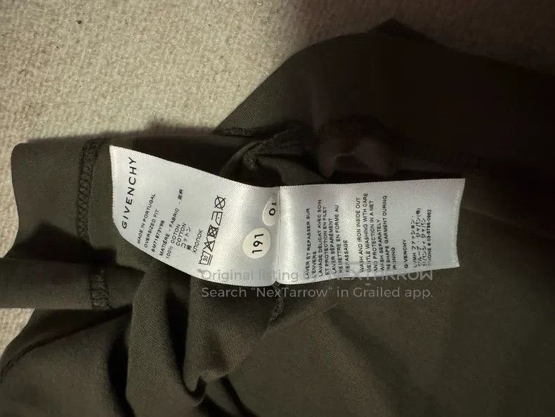 Givenchy Givenchy Chito Short Sleeve, MMW's Work, Military Green, L Size US L / EU 52-54 / 3 - 6 Thumbnail