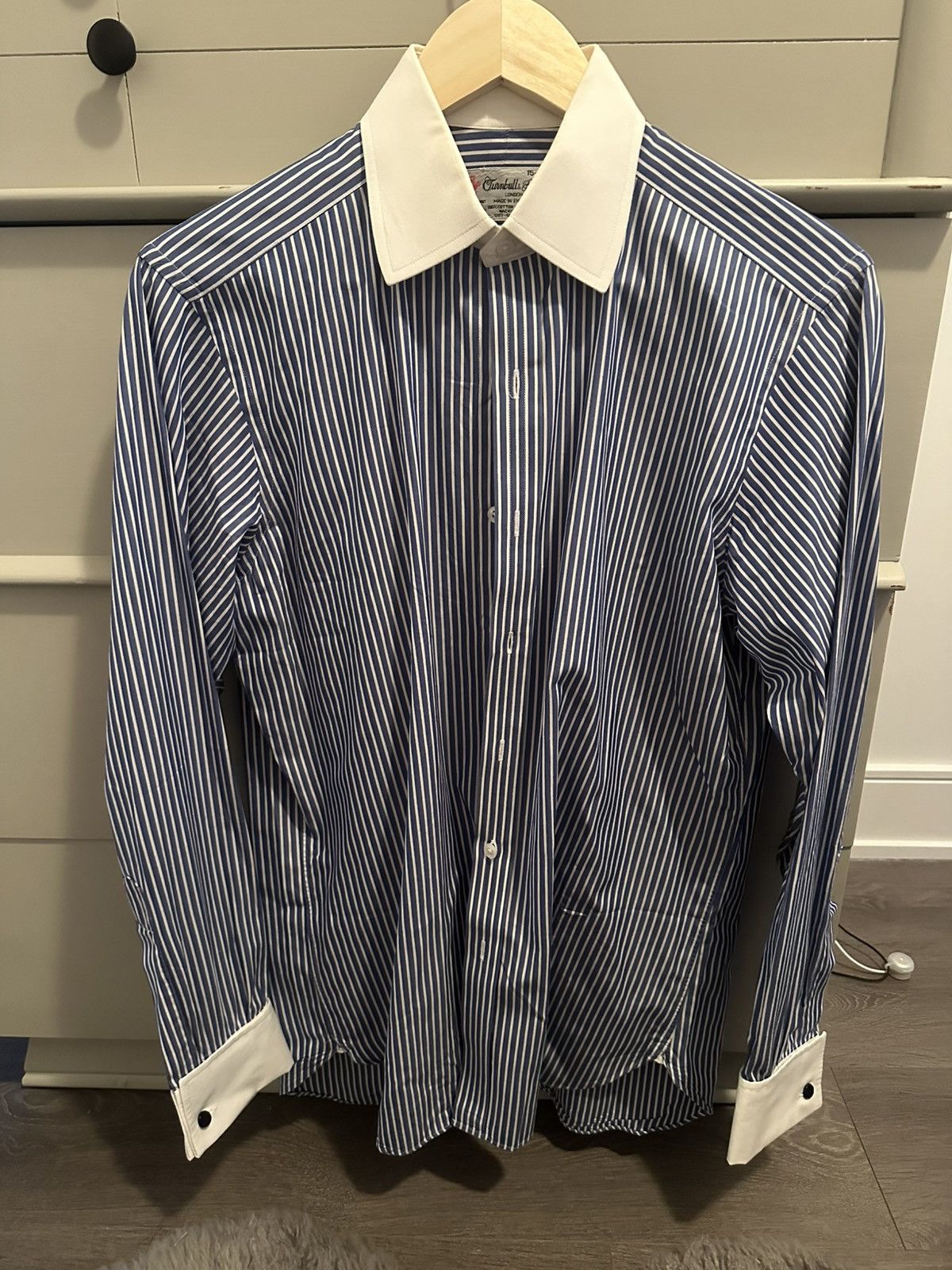 Turnbull & Asser Banker Stripe (15/38) Size US M / EU 48-50 / 2 - 1 Thumbnail