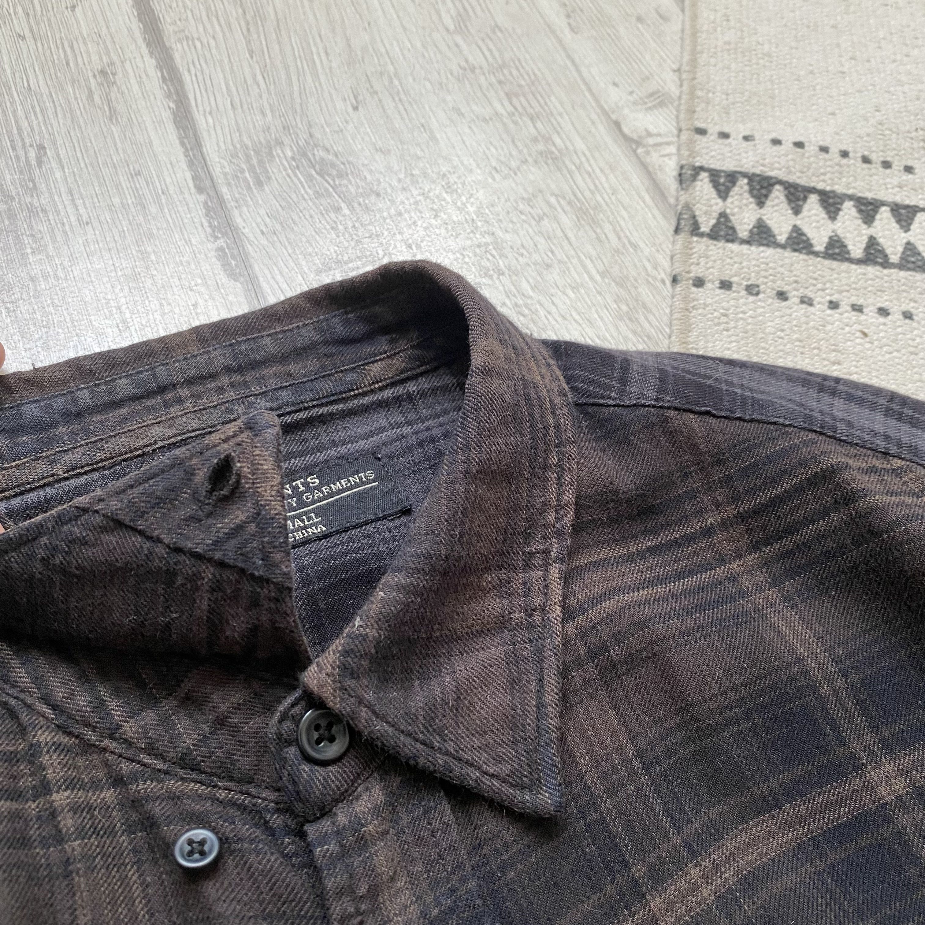Allsaints 👔 Premium Allsaint flannel multi shirt light Button Up Size US S / EU 44-46 / 1 - 8 Thumbnail
