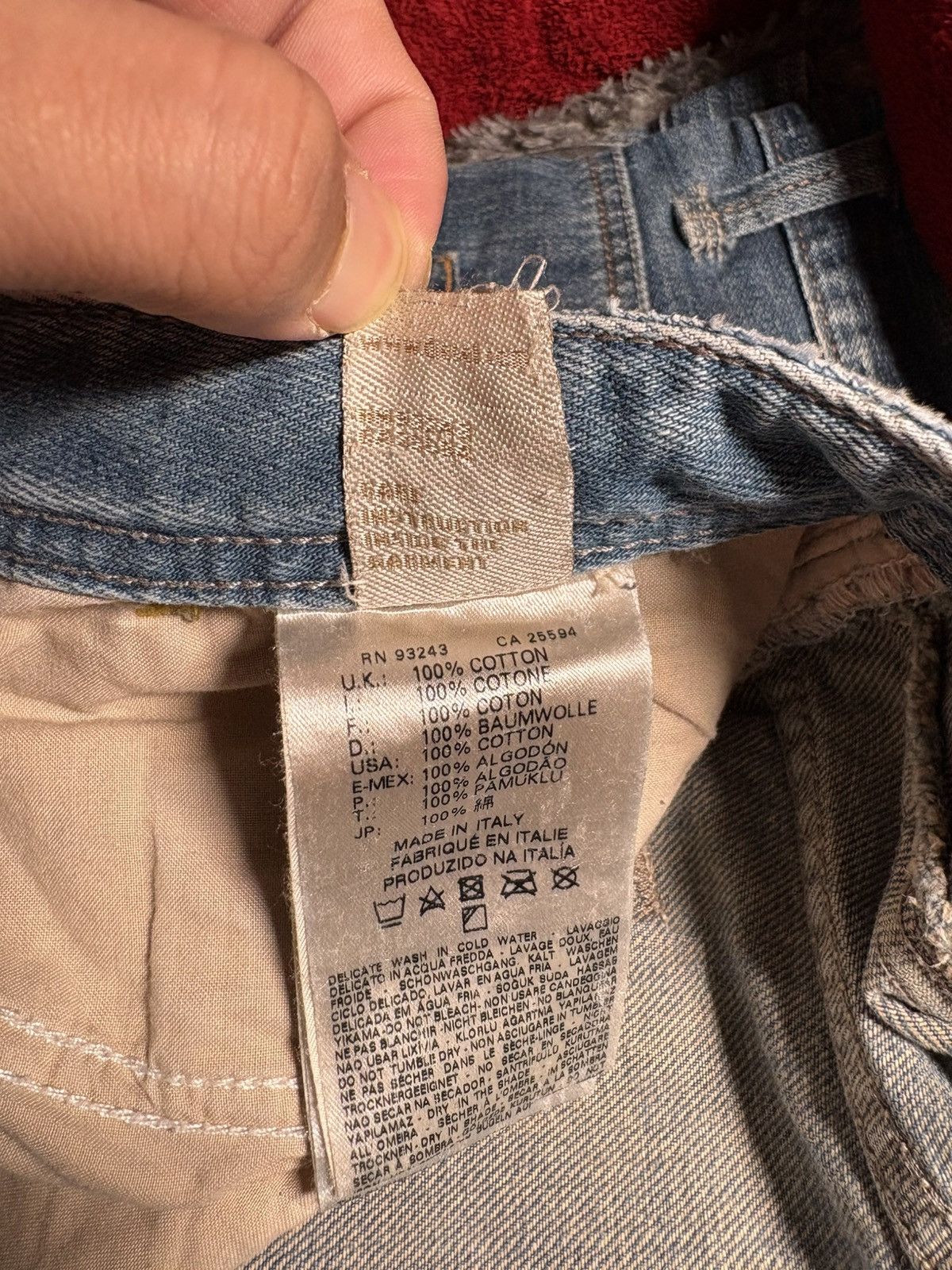 Diesel Diesel Shioner 0822C SlimSkinny Made in Italy Archive3D Wash Size US 29 - 11 Thumbnail