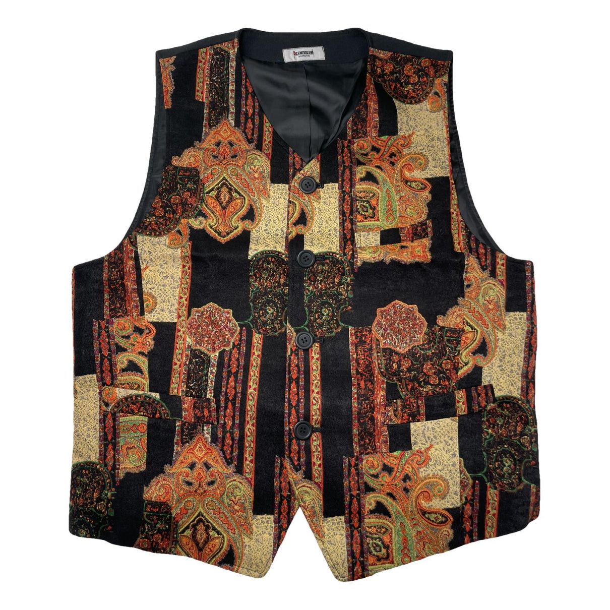 Kansai Yamamoto Multicolour Cotton Jacket Size M / US 6-8 / IT 42-44 - 1 Thumbnail