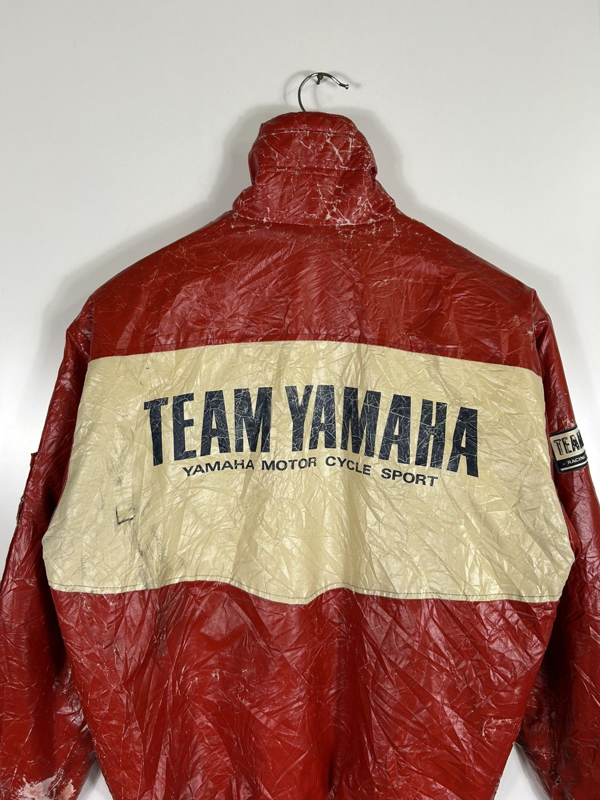 Vintage × Yamaha ⚡️Vintage Team Yamaha Motorsport Distressed Bomber Jacket Size US M / EU 48-50 / 2 - 18 Thumbnail
