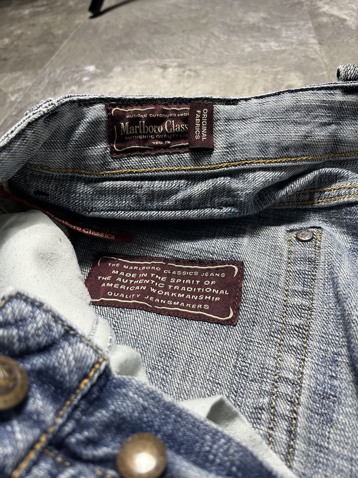 Marlboro Classics Marlboro Classics Denim Jeans Vintage Faded Size US 32 / EU 48 - 20 Thumbnail