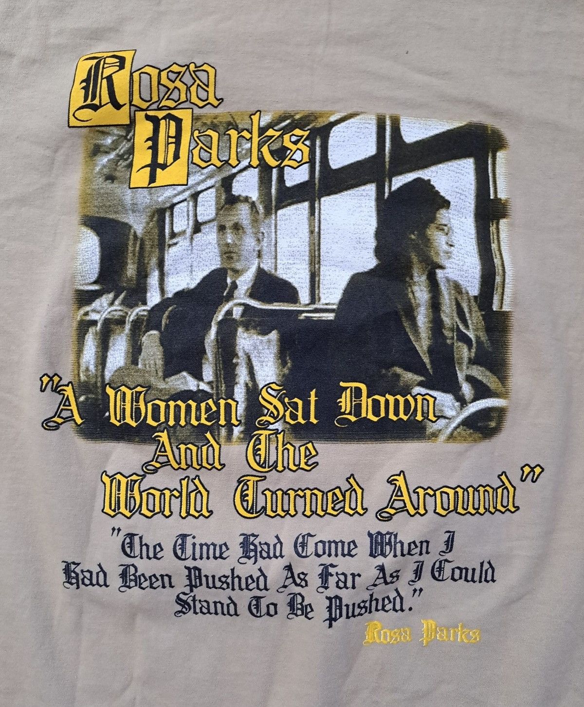 Other ROSA PARKS x A TEIBUTE TO BLACK HISTORY x Vintage T-Shirt Size US L / EU 52-54 / 3 - 4 Thumbnail