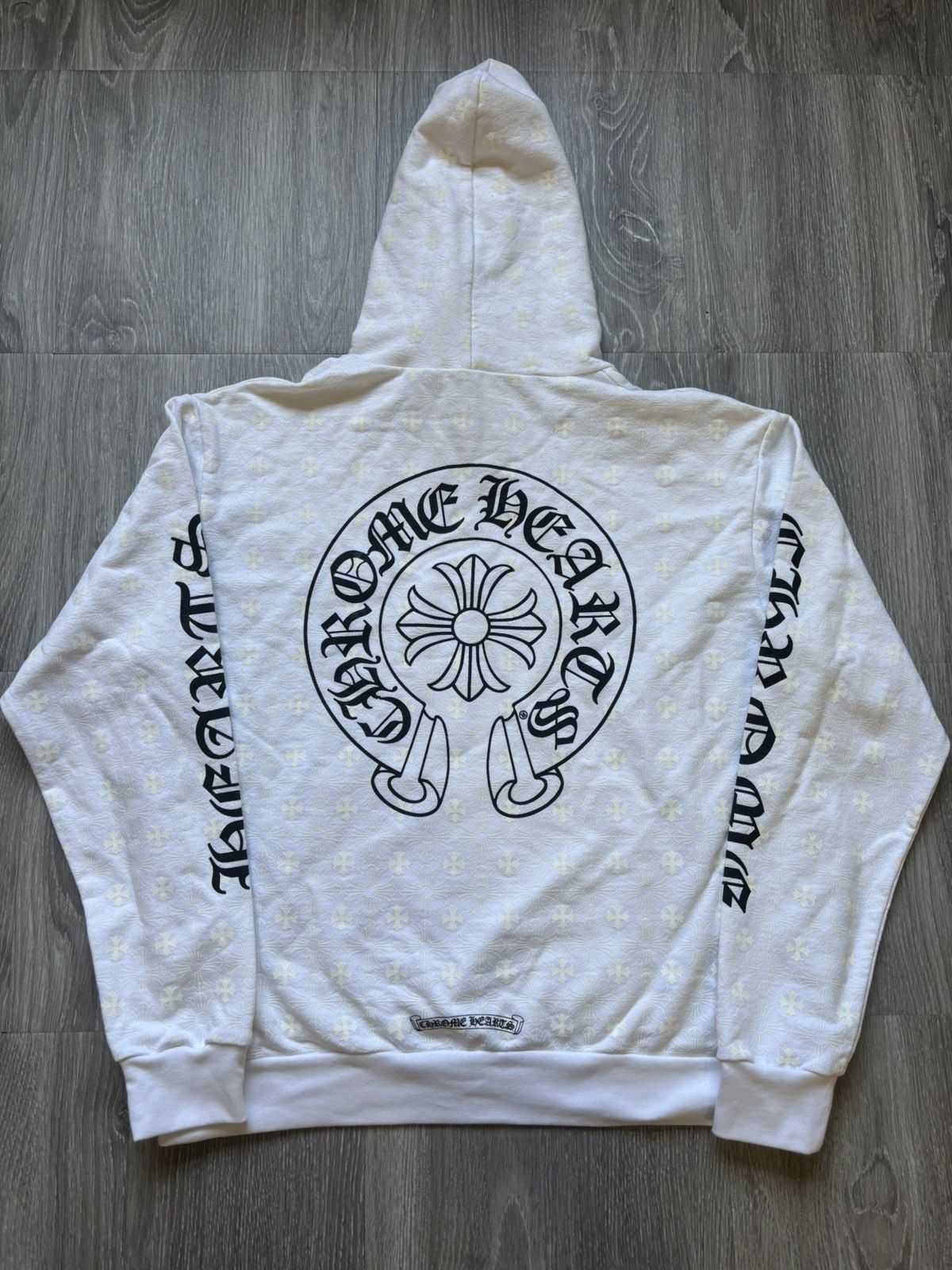 Chrome Hearts Chrome Hearts White Cross Plus Hoodie Size US S / EU 44-46 / 1 - 11 Thumbnail