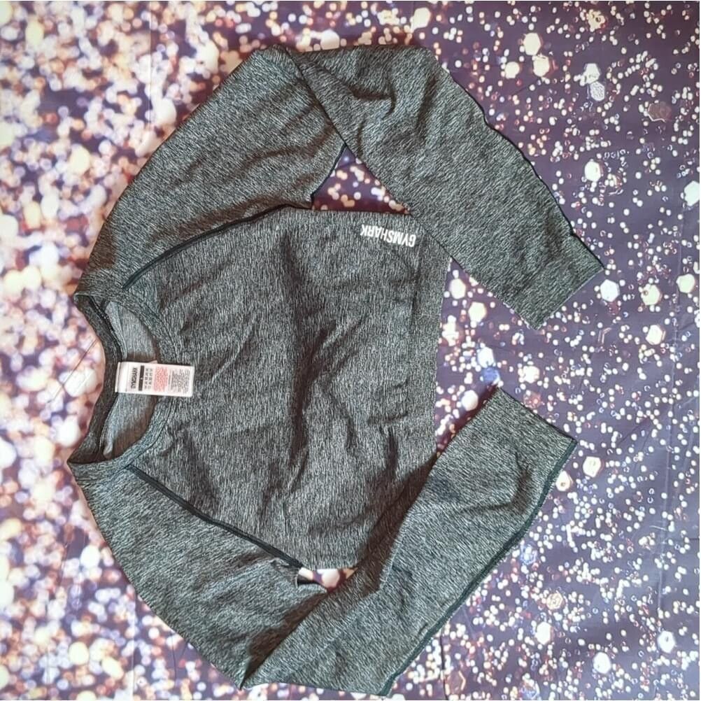 Gymshark Gymshark compression long sleeve crop top size large Size L / US 10 / IT 46 - 1 Thumbnail