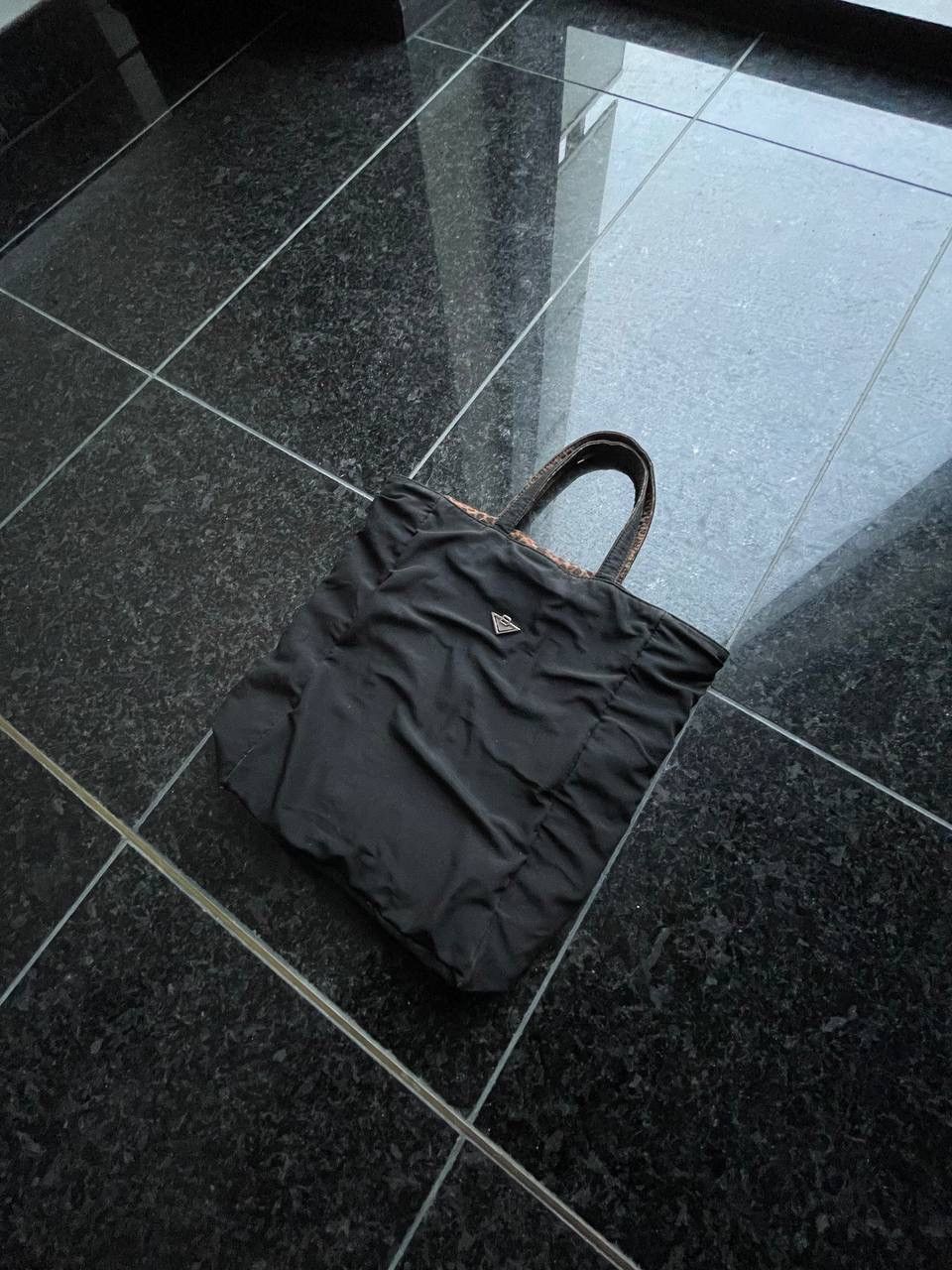 Bottega Veneta Vintage Bottega Veneta Reversible Leopard Nylon Tote Bag Size ONE SIZE - 2 Thumbnail