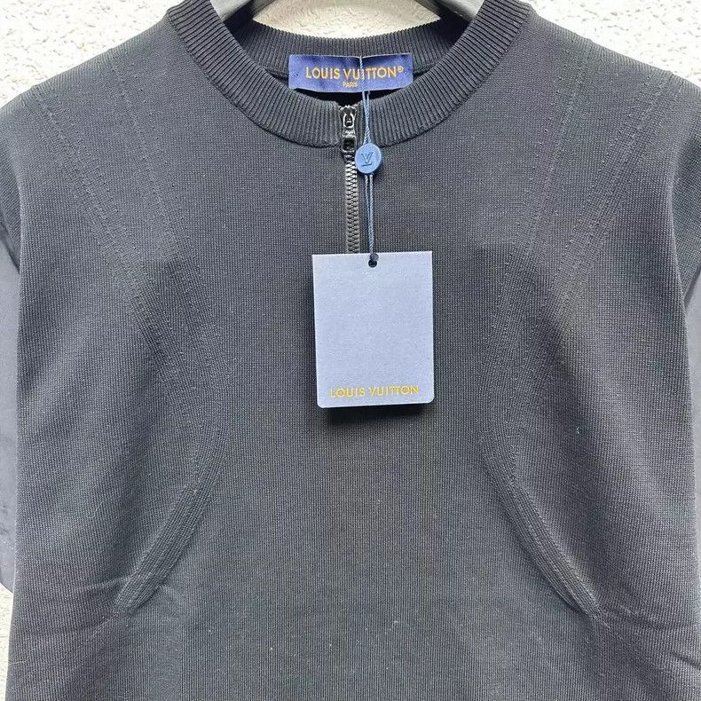 Louis Vuitton LOUIS VUITTON zippered neckline and knitted nylon panels s Size US S / EU 44-46 / 1 - 6 Thumbnail
