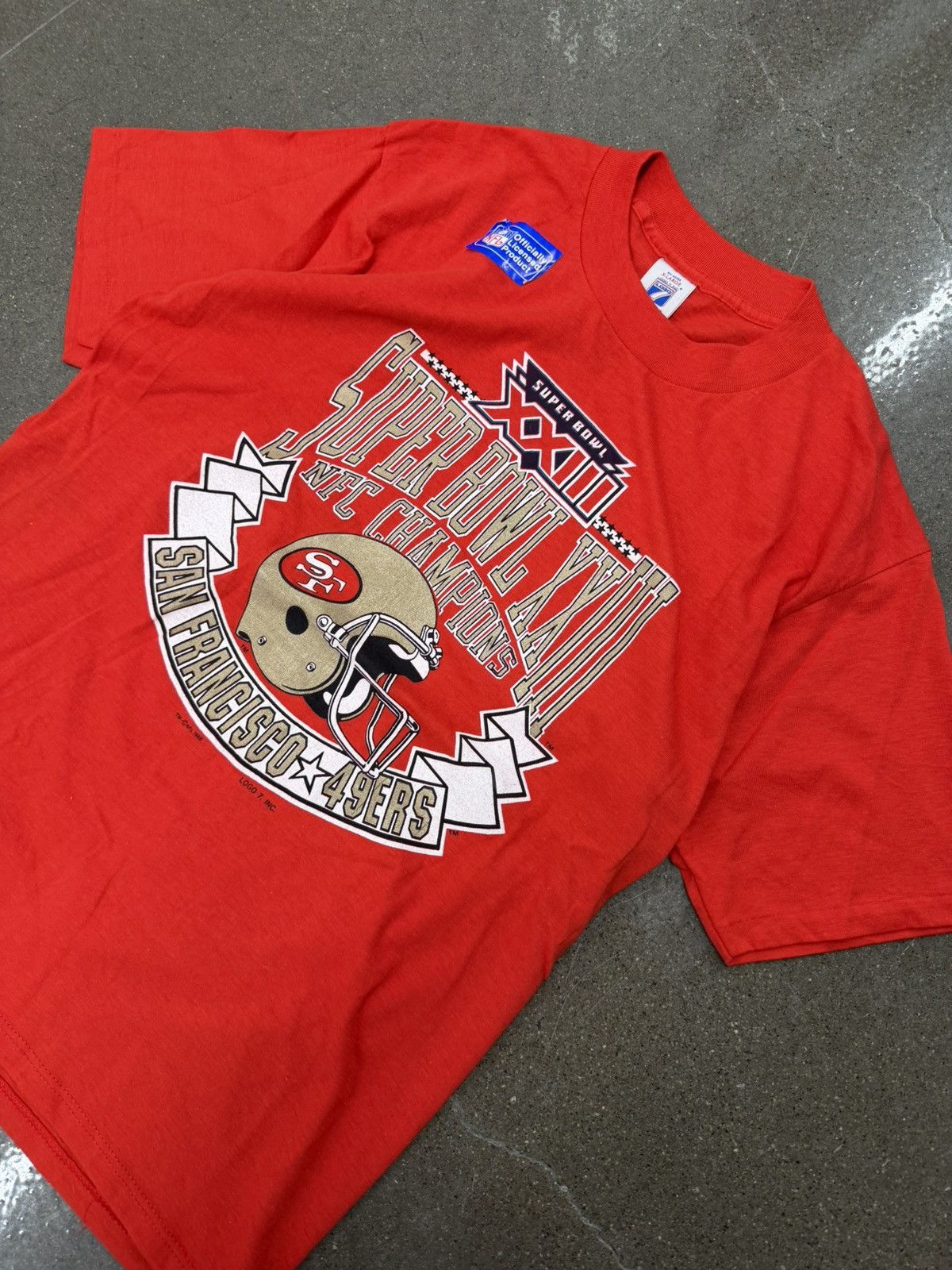 Logo 7 Vintage San Francisco 49ers Shirt Size XL Size US XL / EU 56 / 4 - 2 Thumbnail