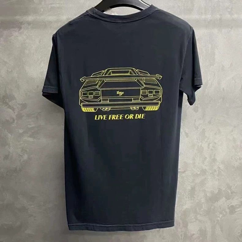 Givenchy Givenchy Latest Black Yellow Car Print Short Sleeve Tshirt Size US S / EU 44-46 / 1 - 2 Thumbnail