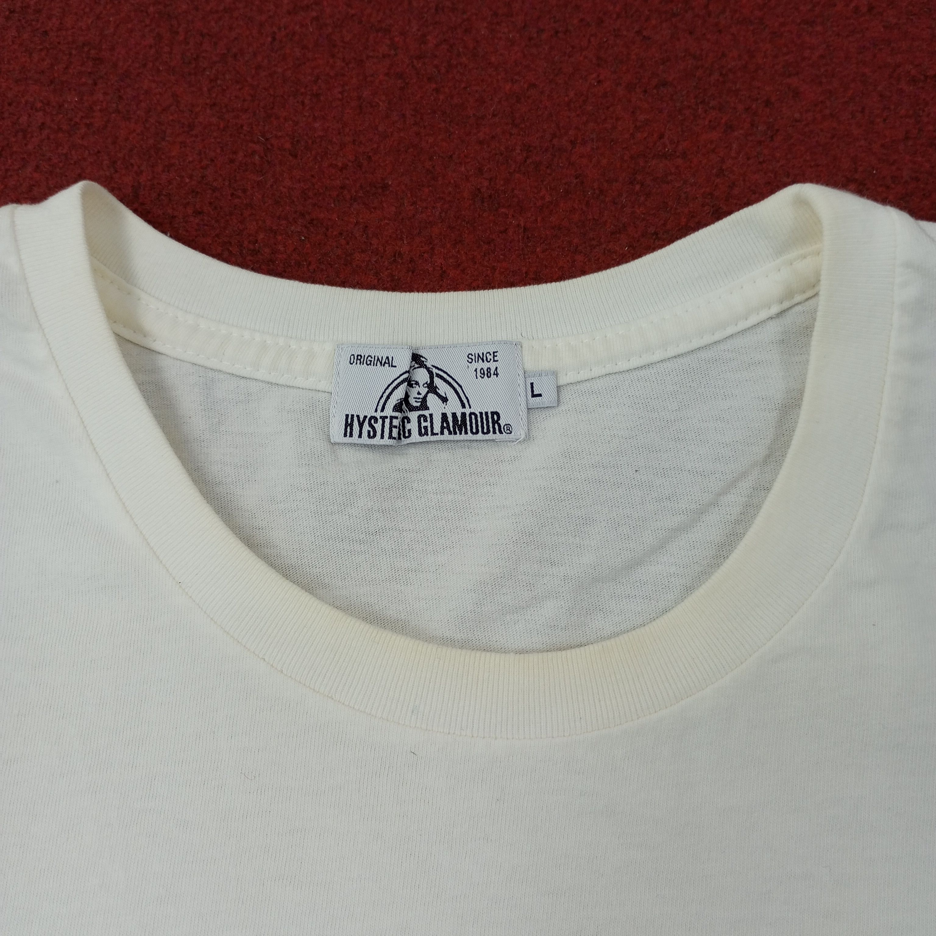 Hysteric Glamour Vintage Hysteric Glamour Japanese Brand Tshirt c239n40 Size US M / EU 48-50 / 2 - 5 Thumbnail