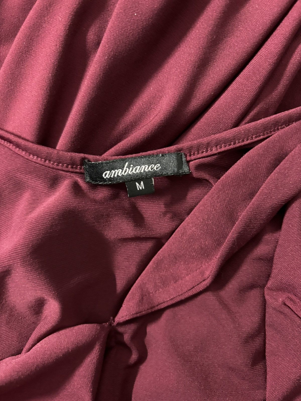 Other Burgundy Jumpsuit Size 24" / US 00 / IT 34 - 3 Thumbnail