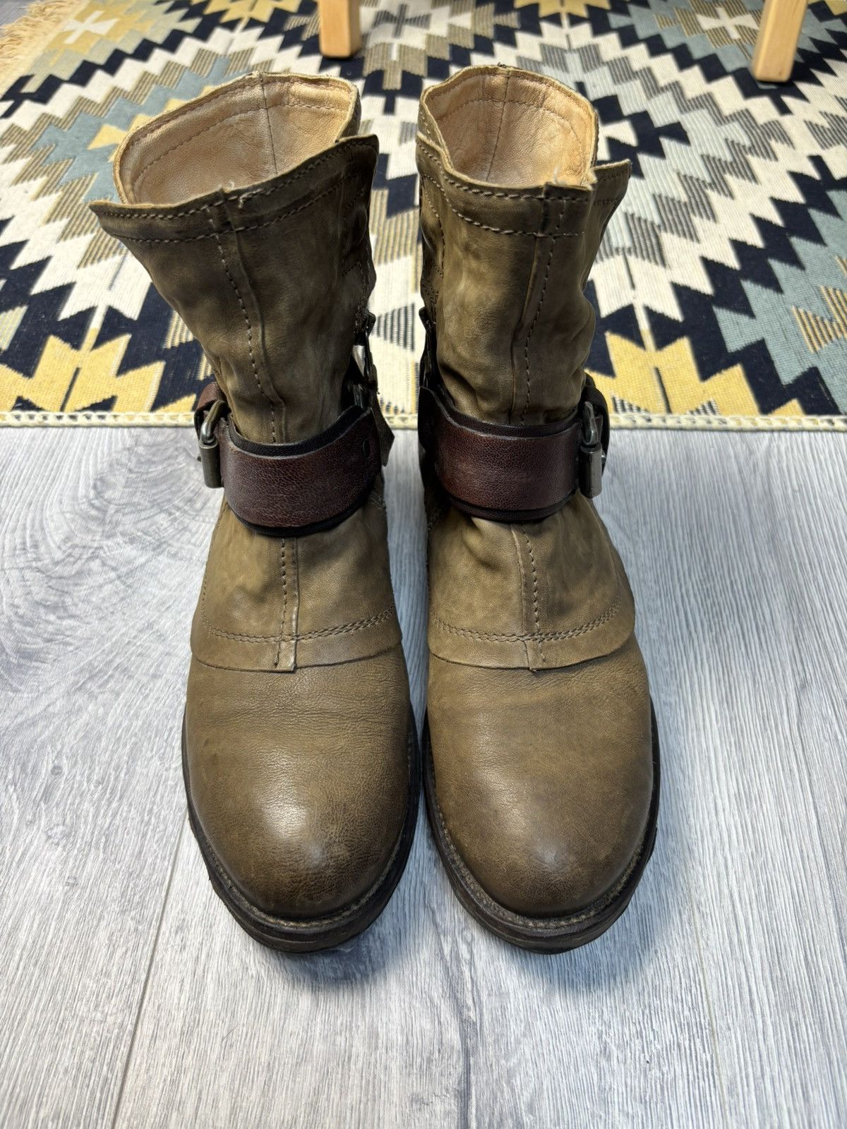 A.S.98 A.S.98 leather biker boots Y2K avant-garde Size US 7 / EU 40 - 4 Thumbnail