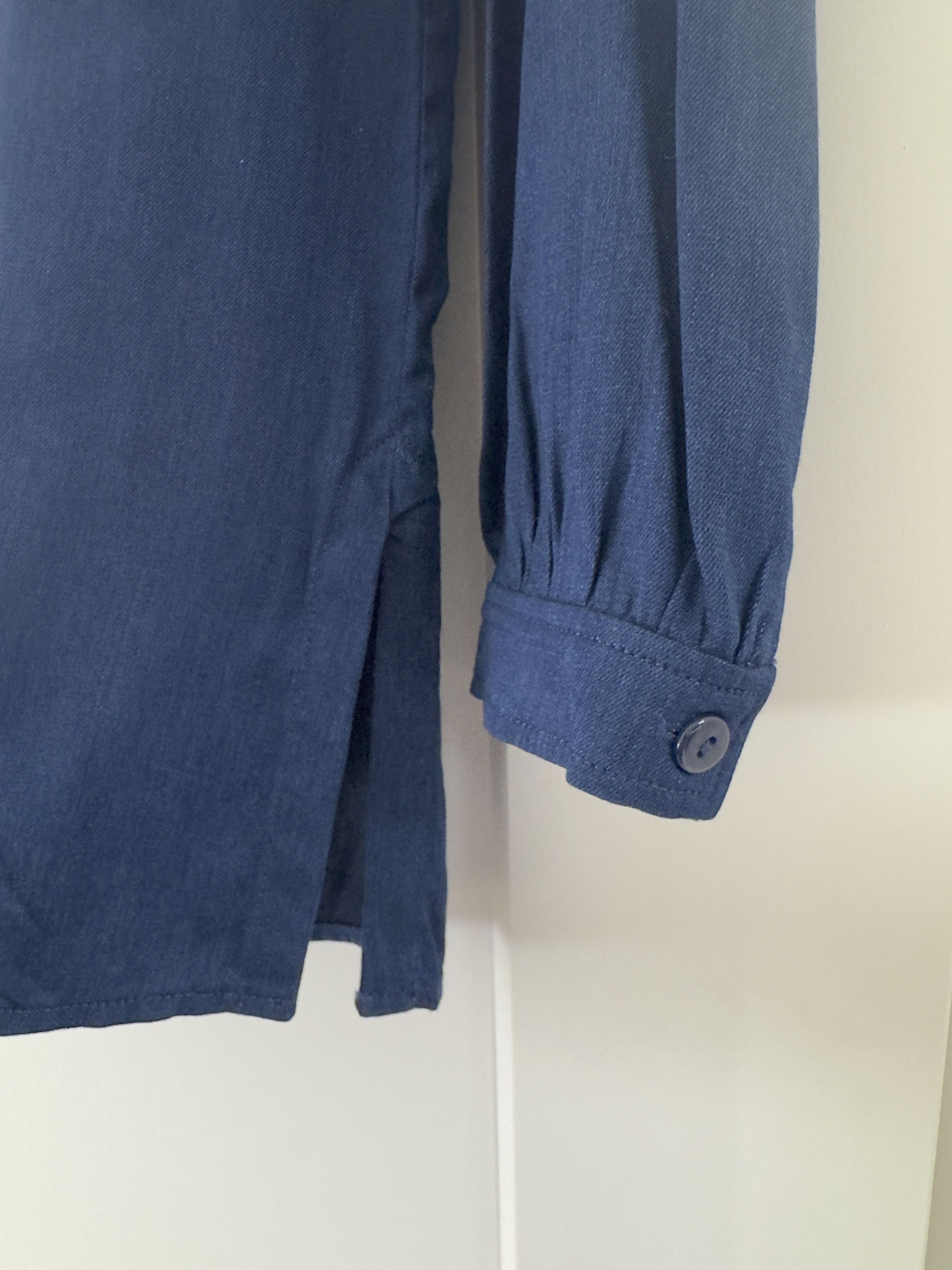 A.P.C. A.P.C. Half Button Shirt Blouse in Deep Indigo Size XS / US 0-2 / IT 36-38 - 4 Thumbnail