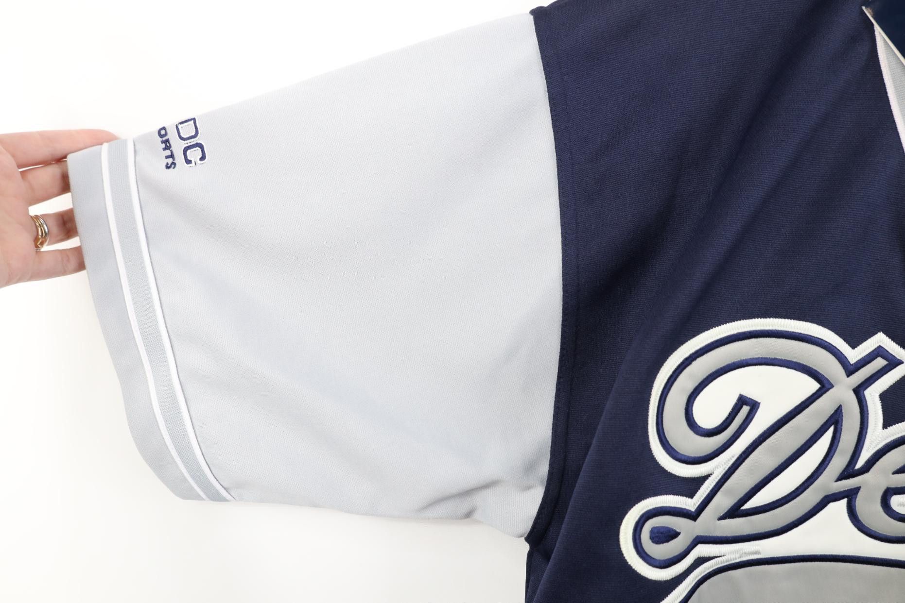 Vintage Deadstock Vintage 90s Y2K Tigers Baseball Jersey Navy Size US M / EU 48-50 / 2 - 8 Thumbnail