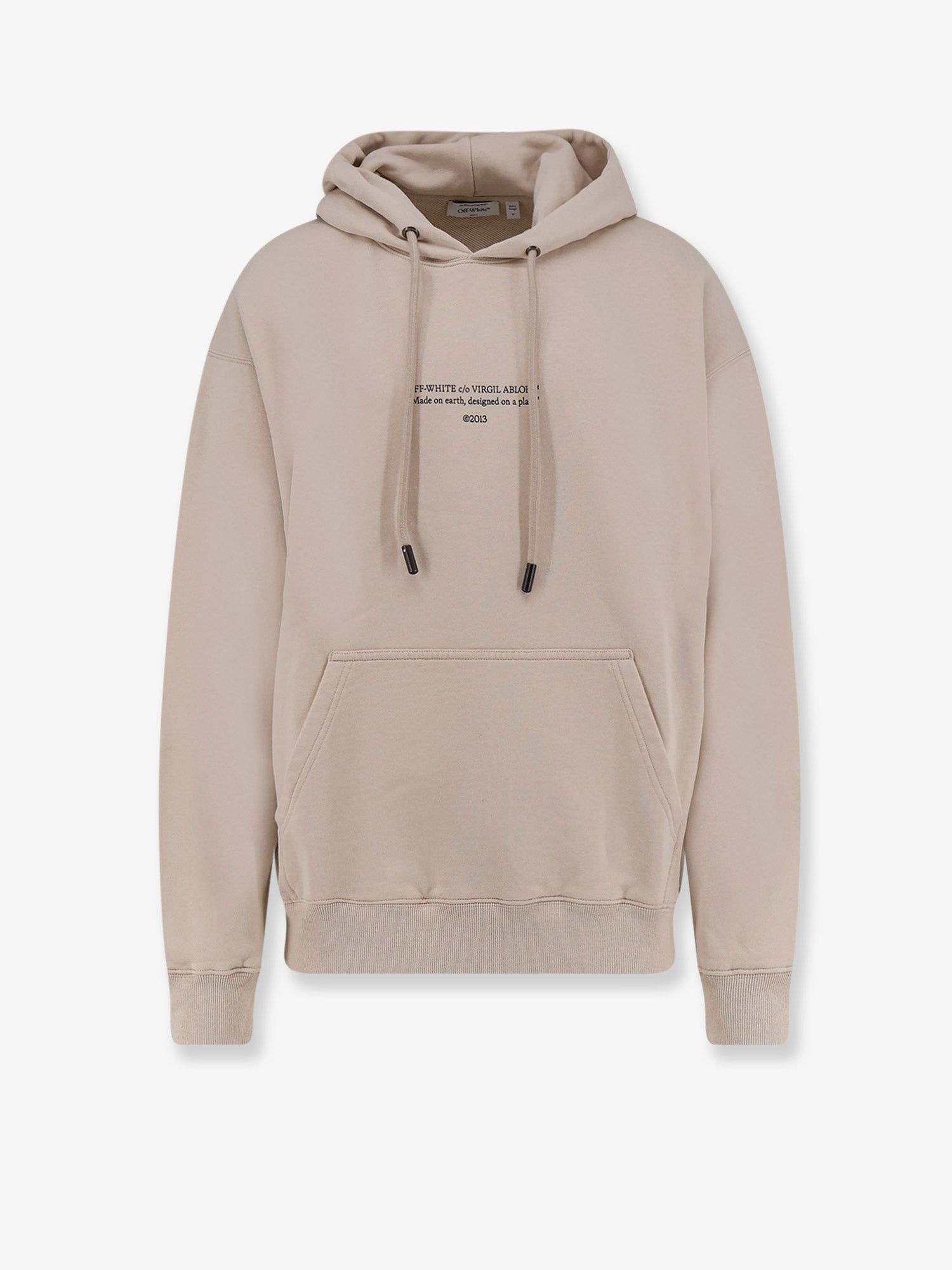 Off-White Cotton Sweatshirt With Frontal Logo Print Size US L / EU 52-54 / 3 - 1 Thumbnail