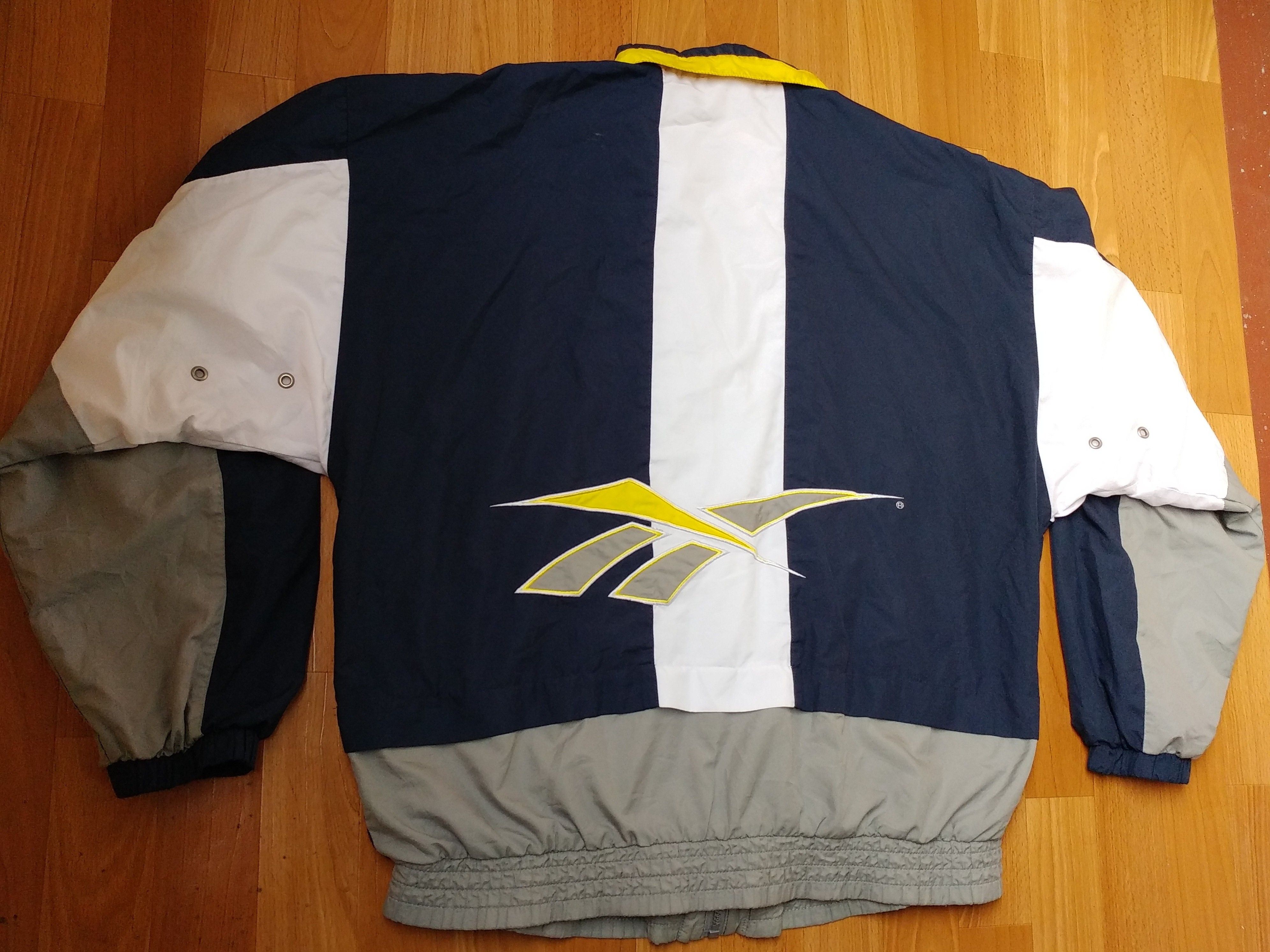 Reebok × Vintage Reebok jacket, vintage full zip RBK track, 90s hip hop M Size US M / EU 48-50 / 2 - 3 Thumbnail