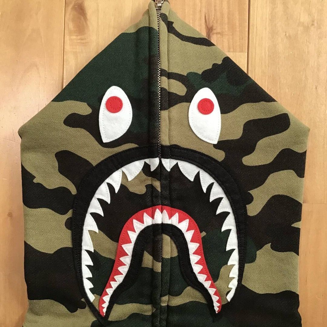 Bape × Nigo BAPE Shark full zip hoodie woodland camo a bathing ape NIGO Size US S / EU 44-46 / 1 - 3 Thumbnail