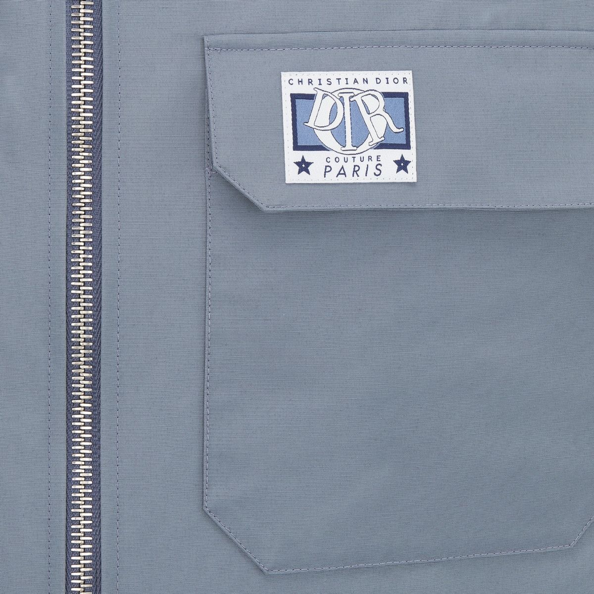 Dior o1bcso1str0226 Zipped Overshirt in Grey Size US M / EU 48-50 / 2 - 3 Thumbnail