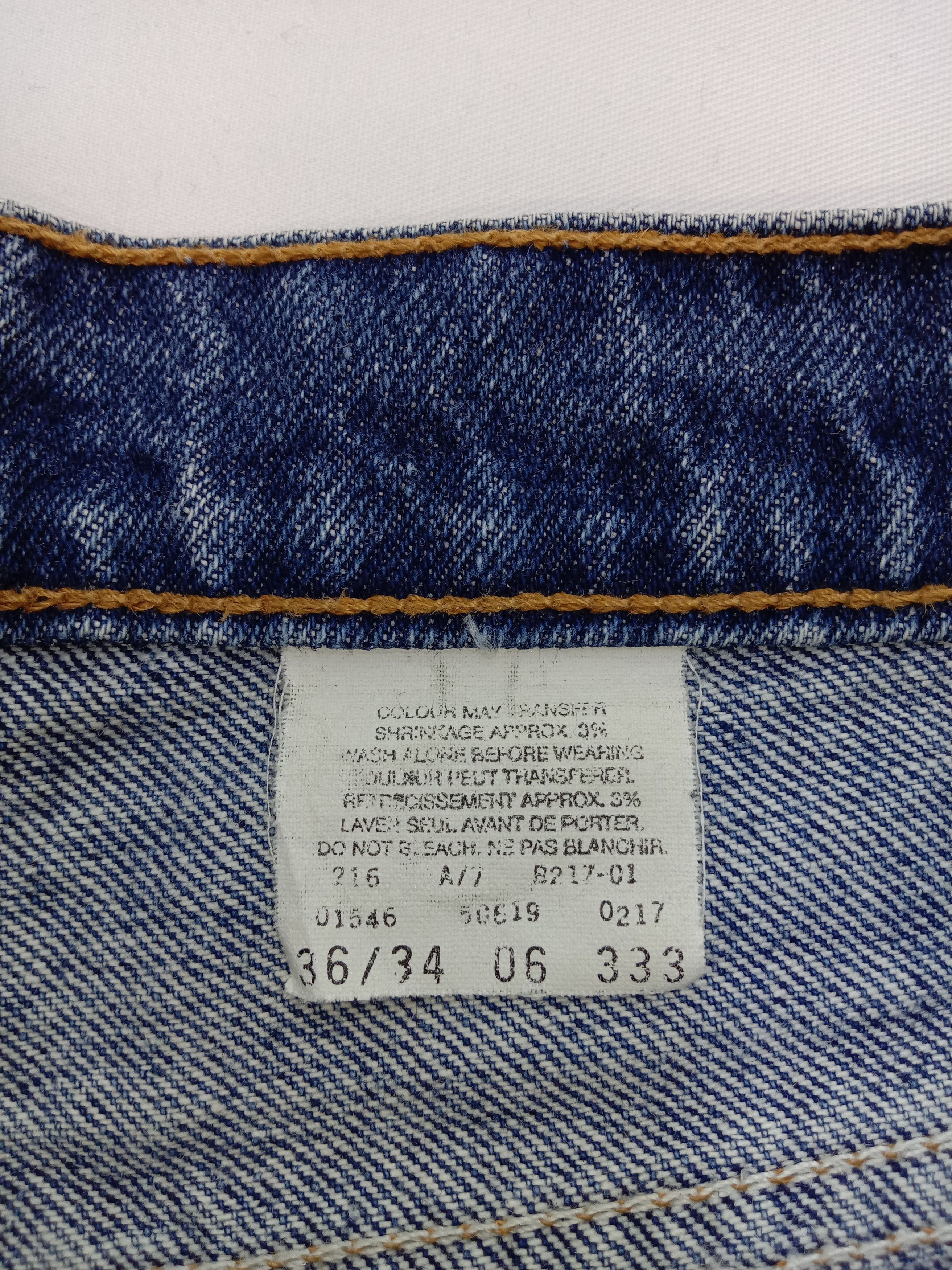 Levi's Vintage 90s Levi's 506 Orange Tab Jeans Blue Wash Denim Size 34" / US 12 / IT 48 - 12 Thumbnail