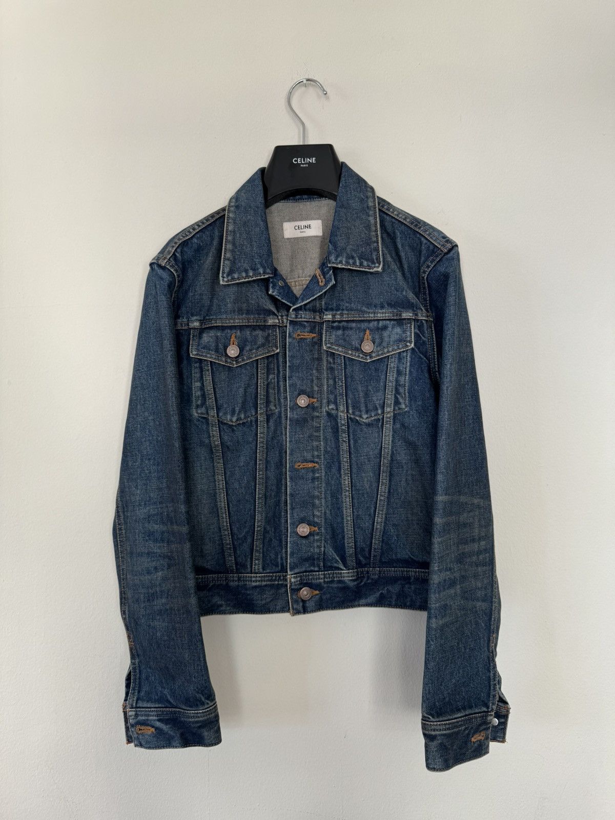 Celine × Hedi Slimane Celine SS19 denim jacket x Hedi Slimane XS 